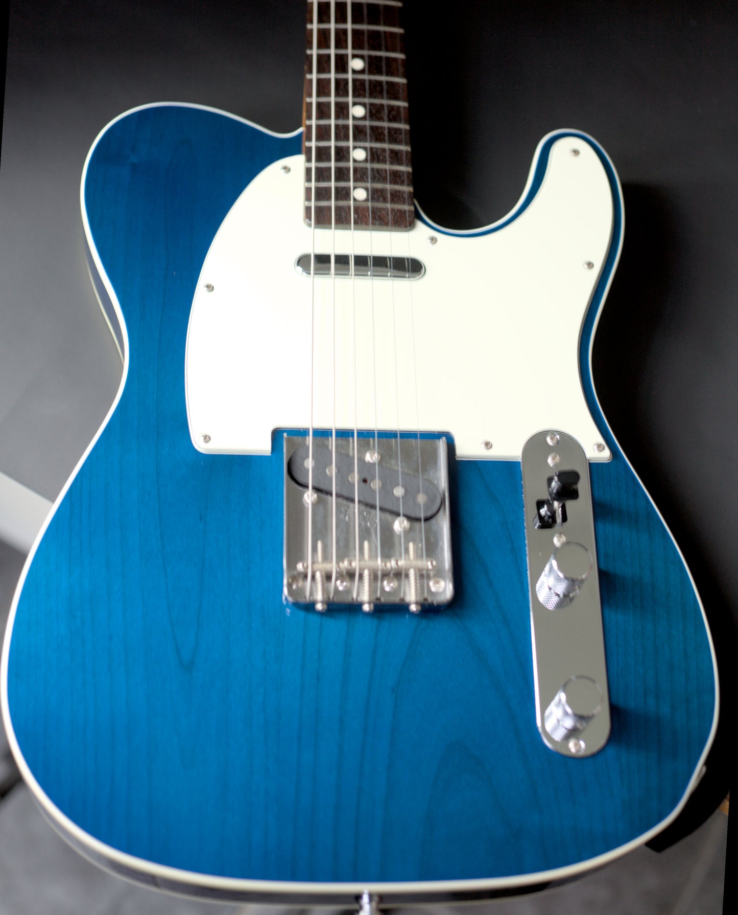 Fender Japan Telecaster Fully Bound TL-62B Custom MIJ, Transparent Blue, 2010