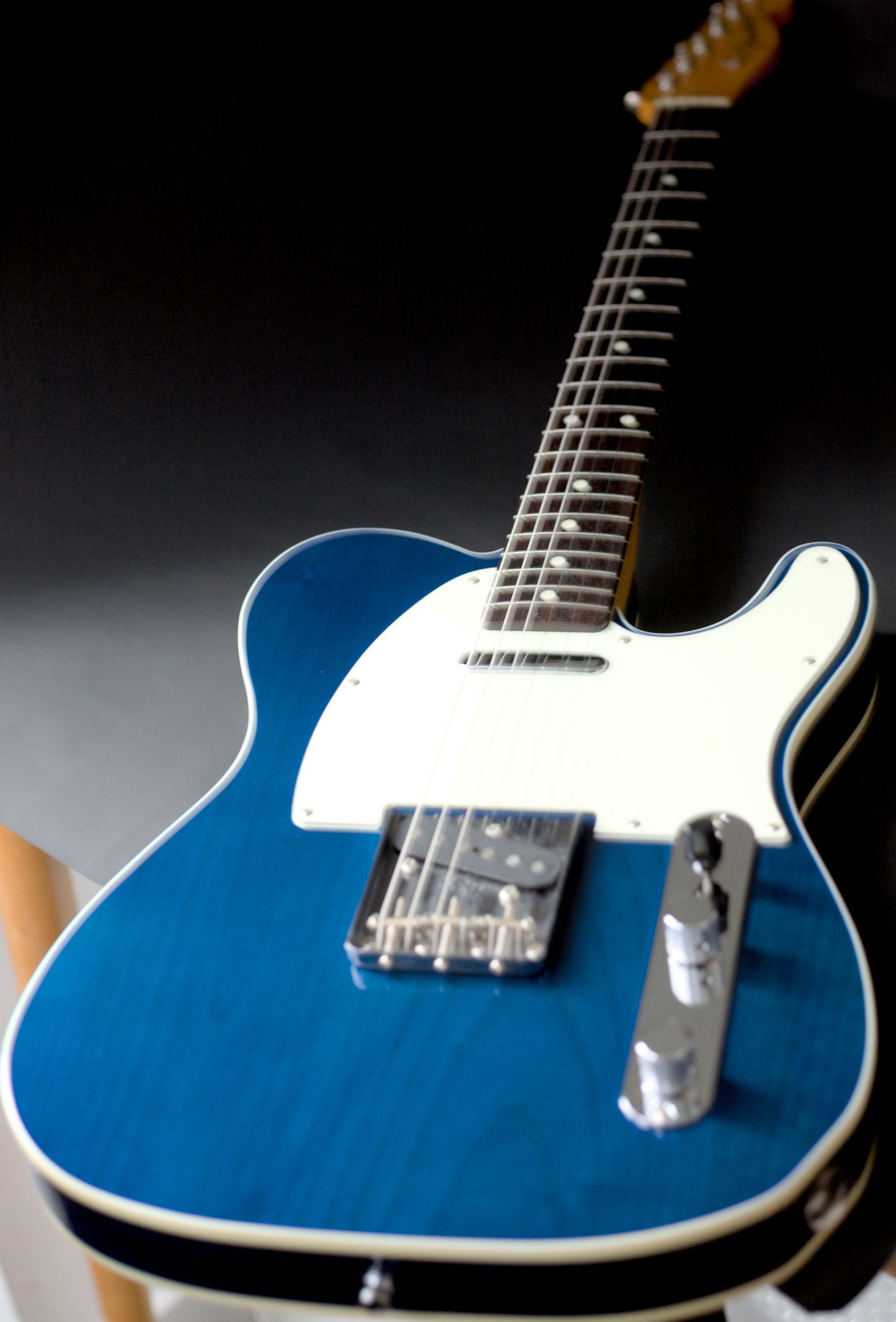 Fender Japan Telecaster Fully Bound TL-62B Custom MIJ, Transparent Blue, 2010