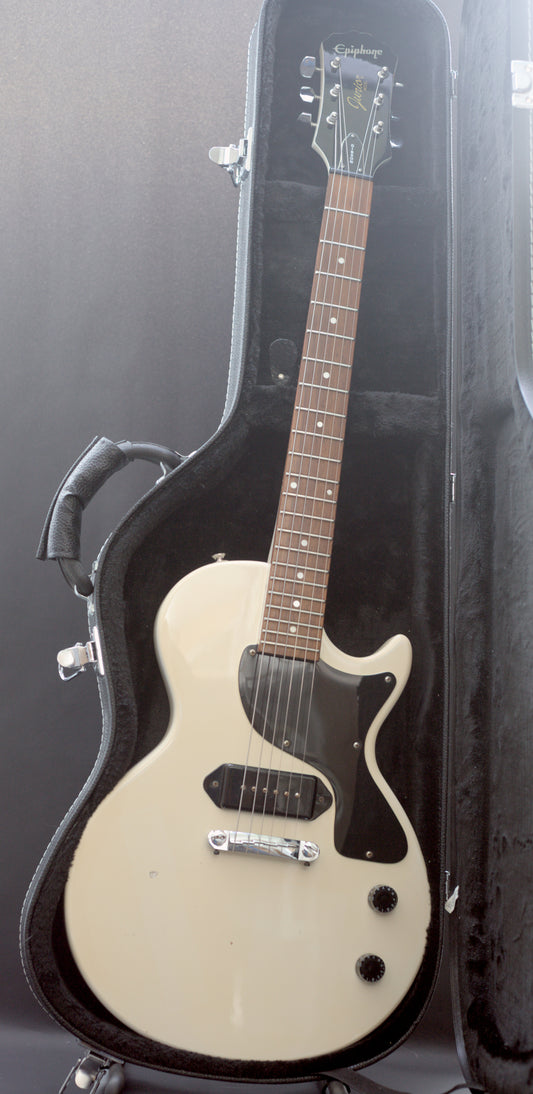 Epiphone Les Paul Junior, Made in Korea, 1997, Vintage White w/hard case