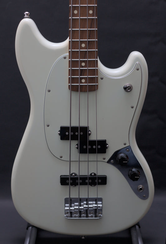 Fender Offset Series Mustang Bass PJ - Sonic Blue w/ La Bella Flatwounds