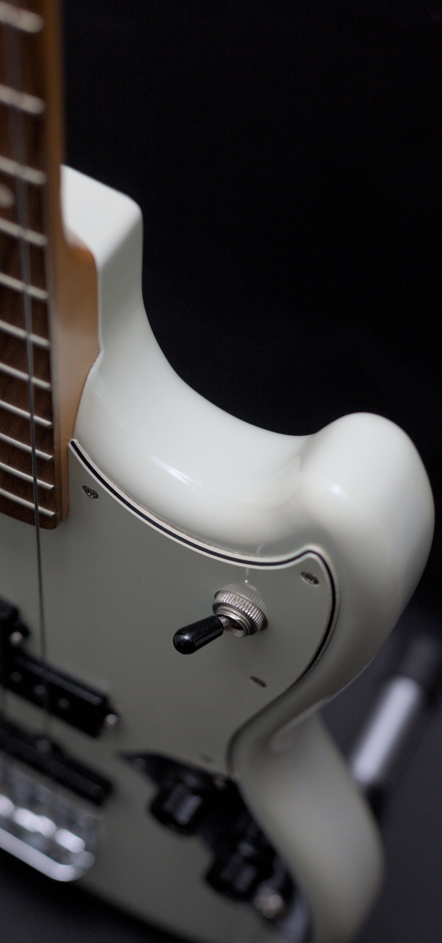 Fender Offset Series Mustang Bass PJ - Sonic Blue w/ La Bella Flatwounds