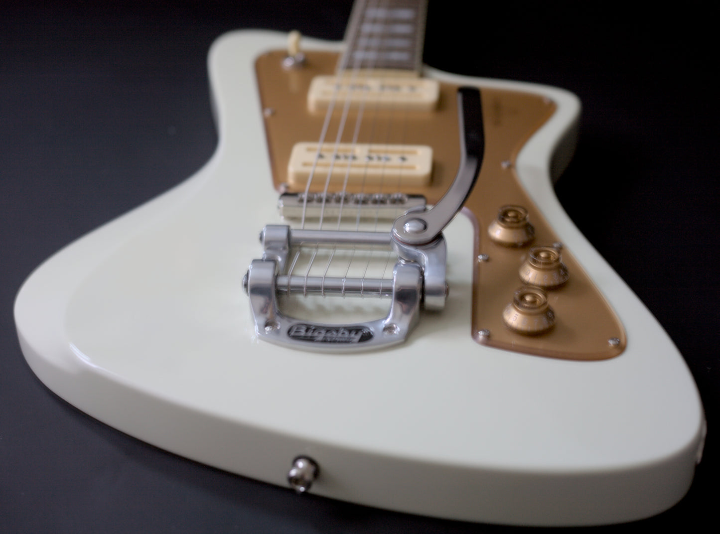 Baum Wingman Original Series with Bigsby 2022 - Vintage White