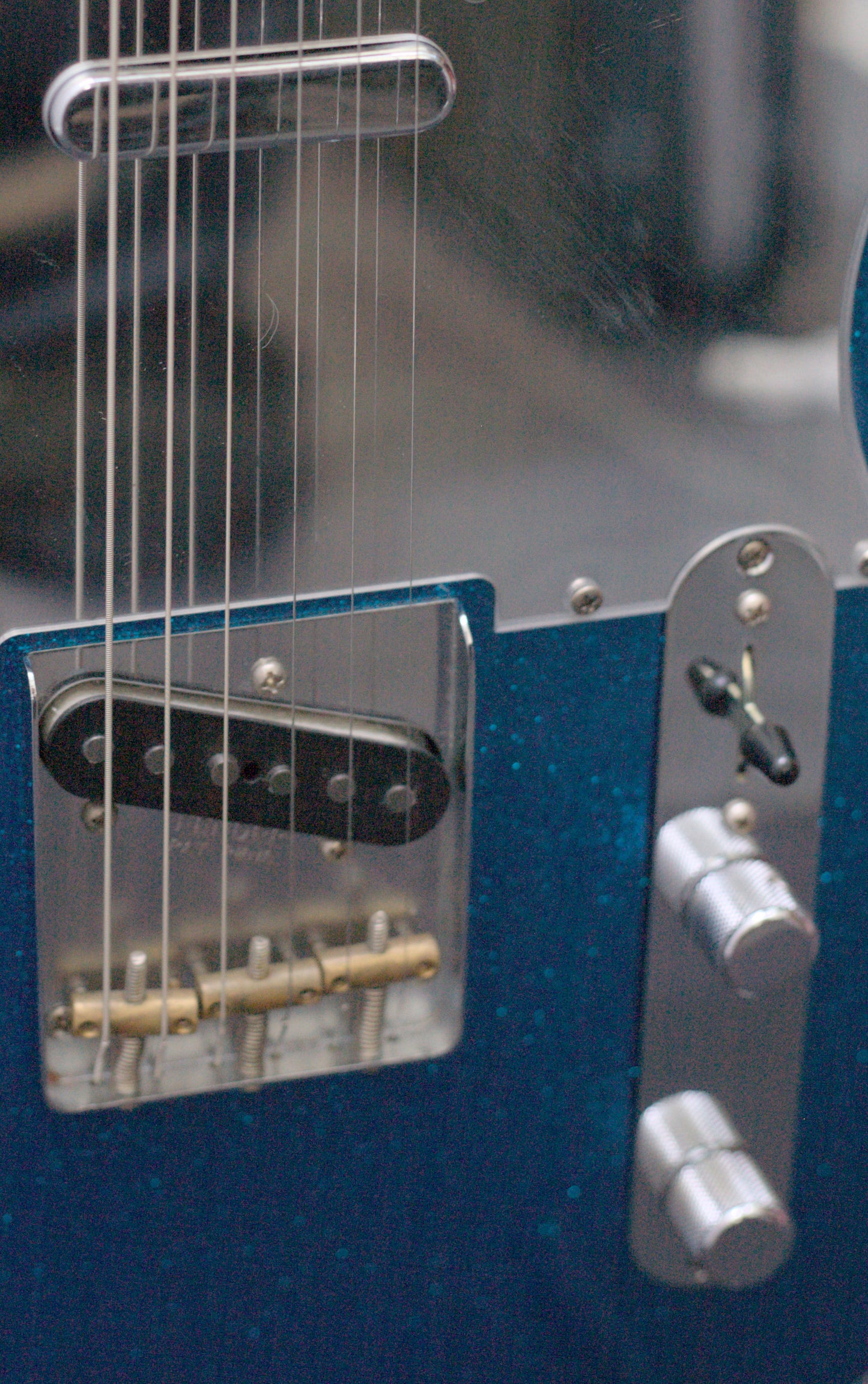 Fender J Mascis Signature Telecaster, Bottle Rocket Blue Flake