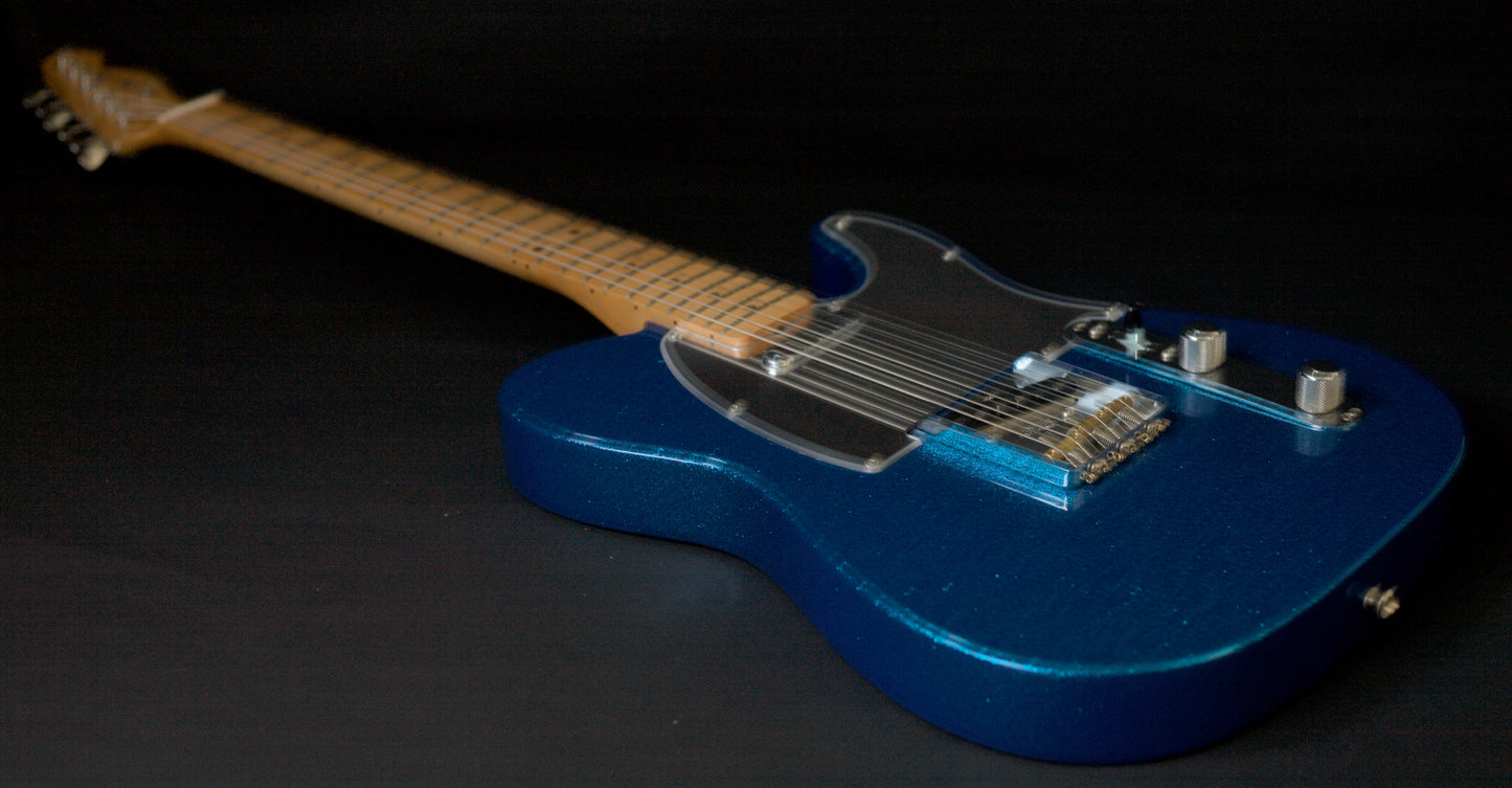 Fender J Mascis Signature Telecaster, Bottle Rocket Blue Flake