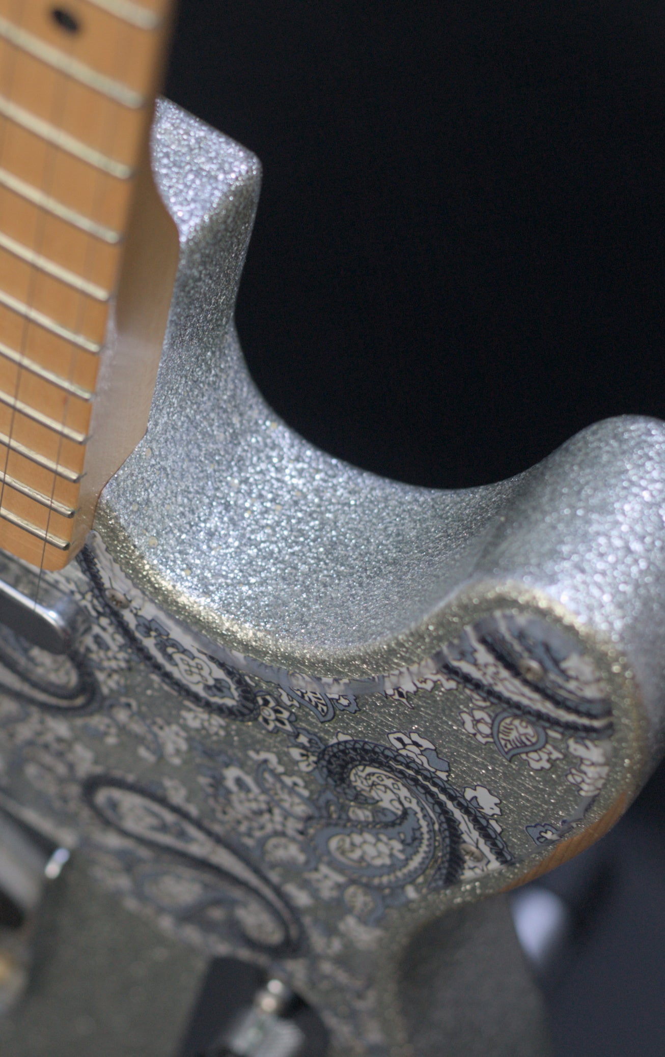 Fender Brad Paisley Road Worn Telecaster, Silver Sparkle, 2017 - 5.95lbs