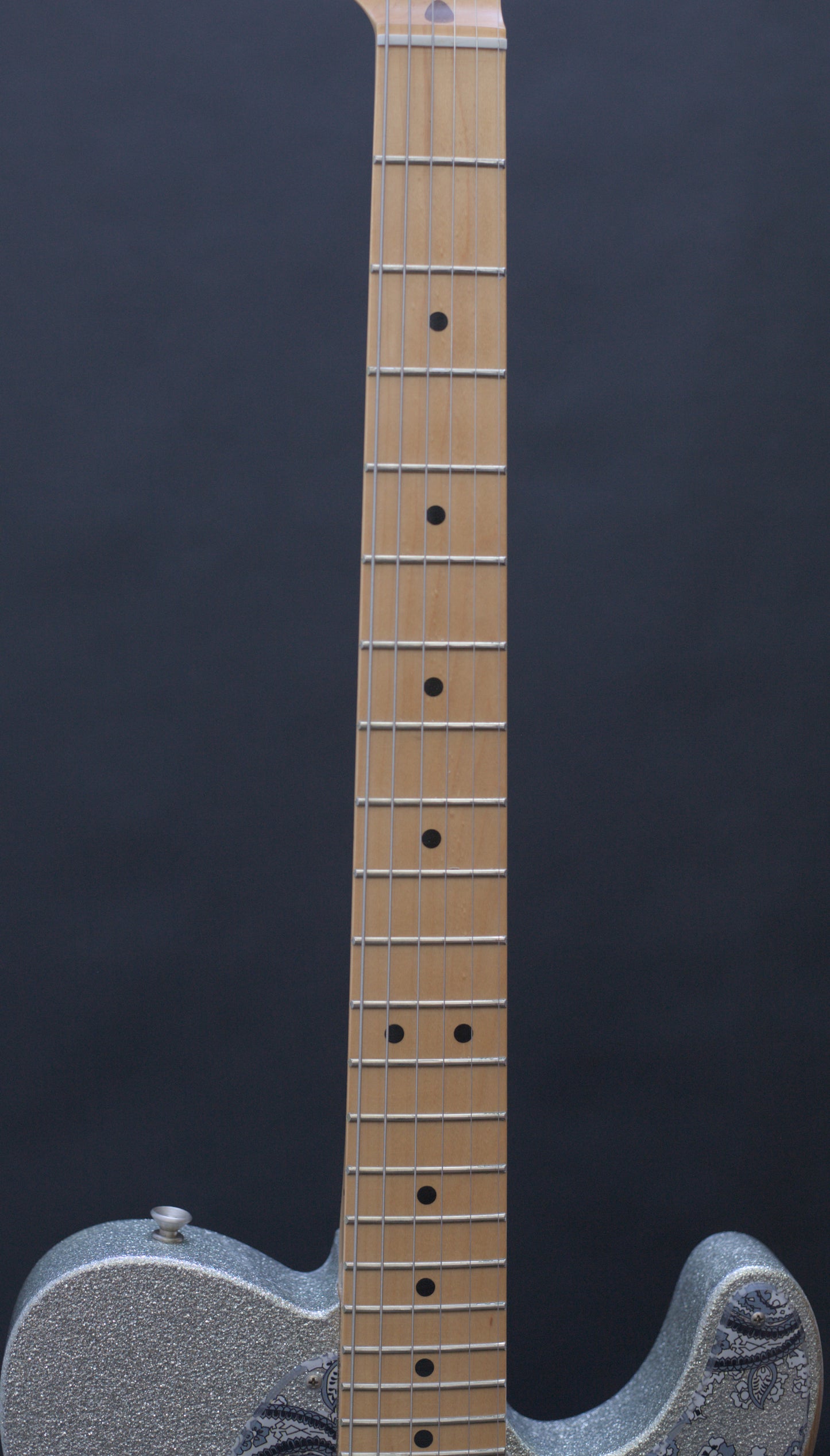 Fender Brad Paisley Road Worn Telecaster, Silver Sparkle, 2017 - 5.95lbs