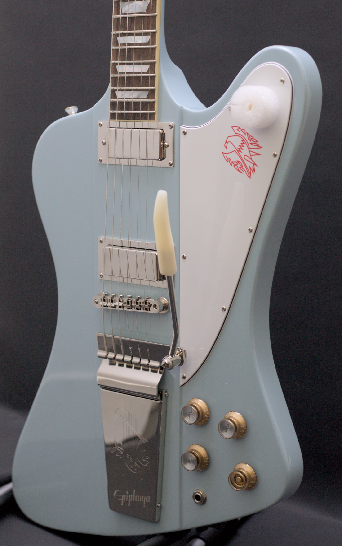 Epiphone "Inspired by Gibson Custom" '63 Firebird V - Frost Blue - BRAND NEW