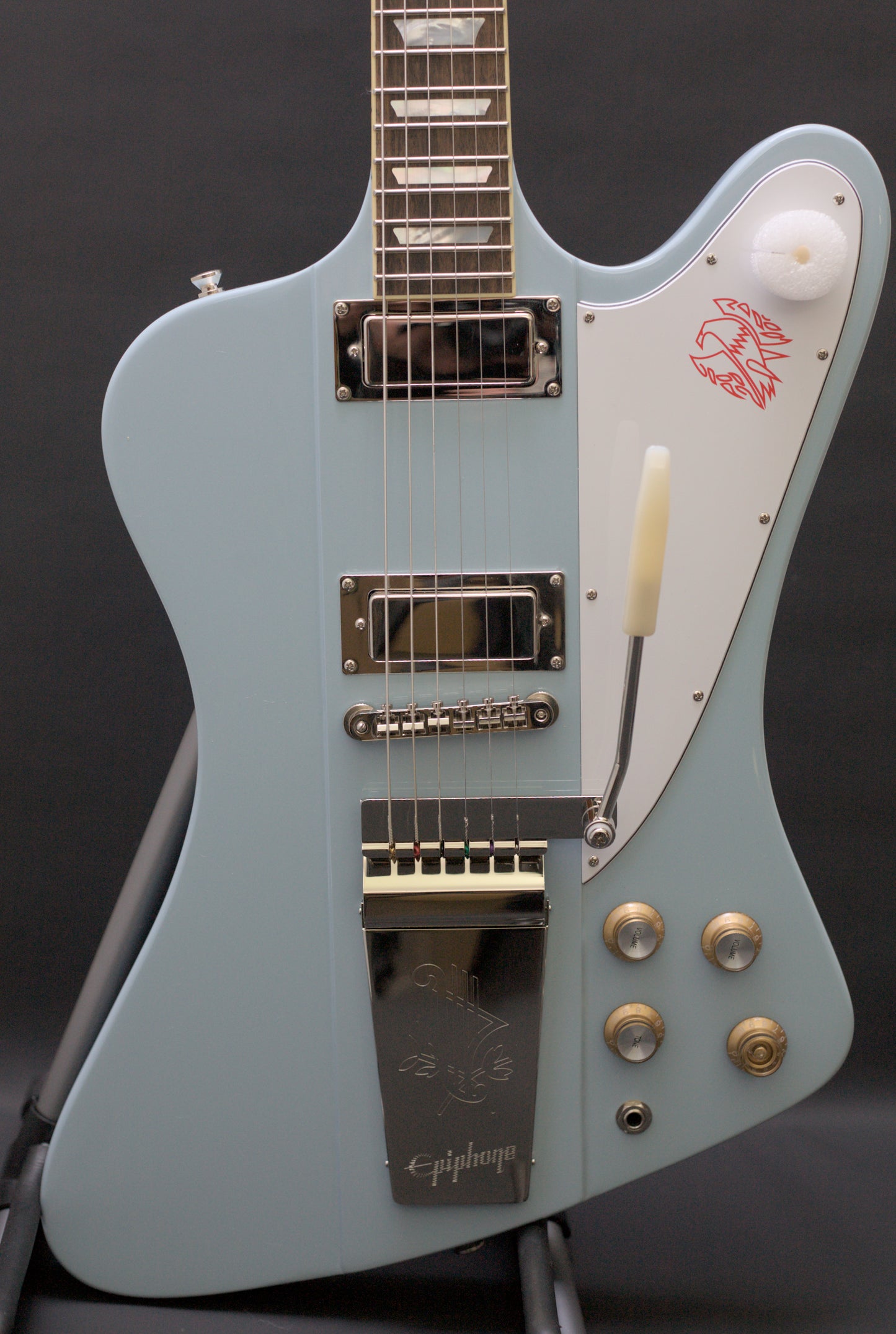 Epiphone "Inspired by Gibson Custom" '63 Firebird V - Frost Blue - BRAND NEW