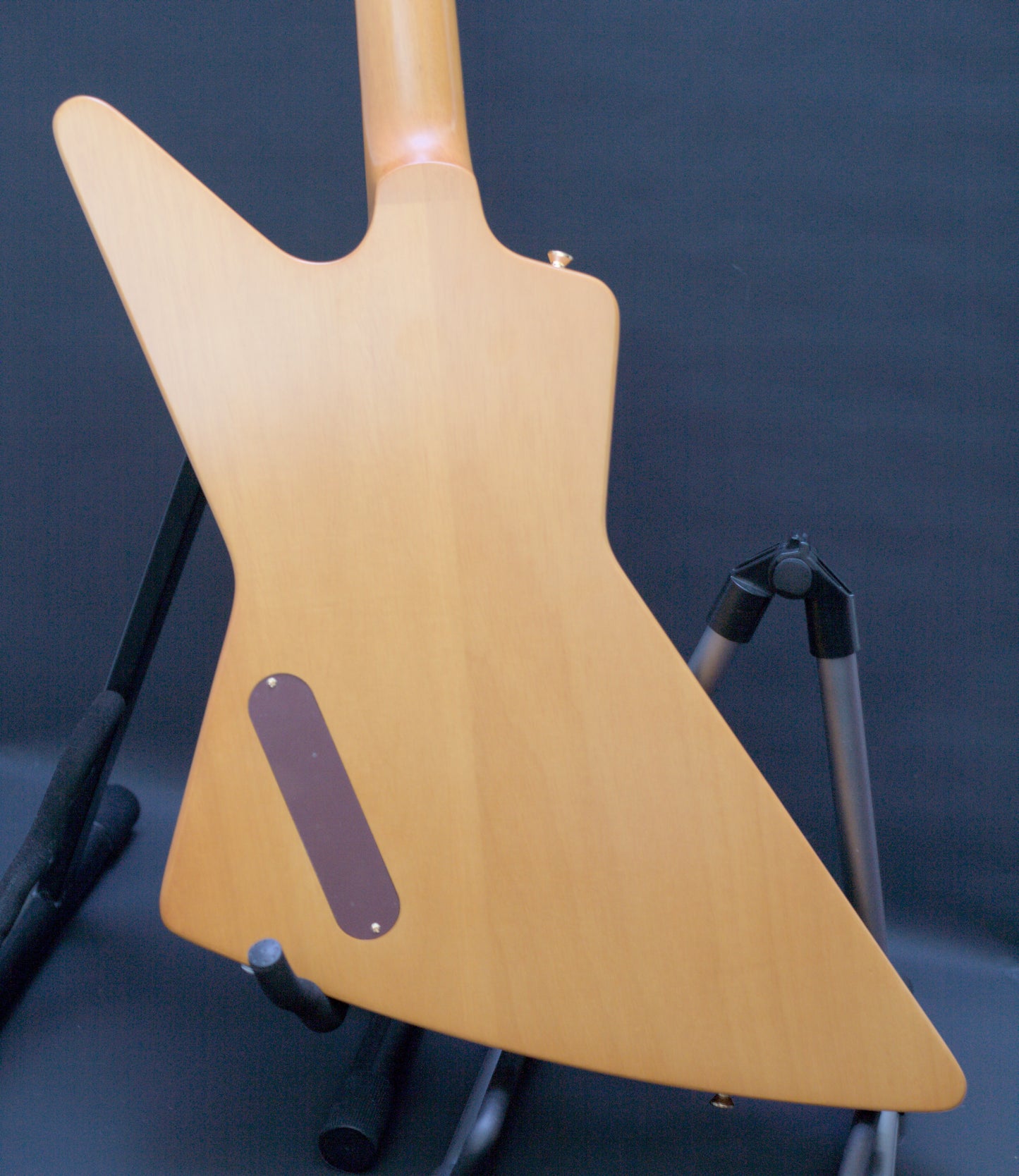 Epiphone "Inspired By Gibson" Custom 1958 Korina Explorer - Aged Natural - White Pickguard