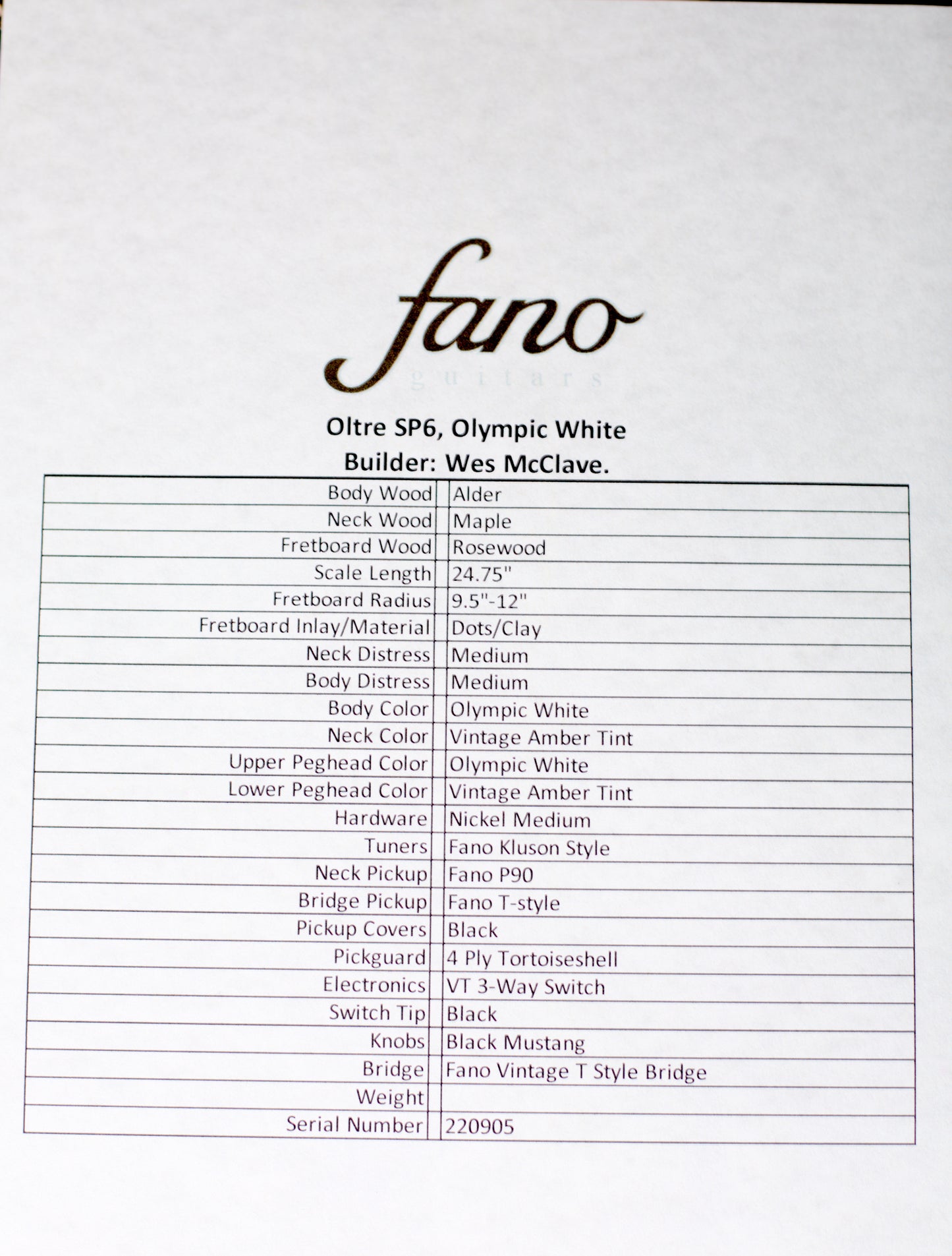 Fano SP6 Oltre – Olympic White, Medium Relic
