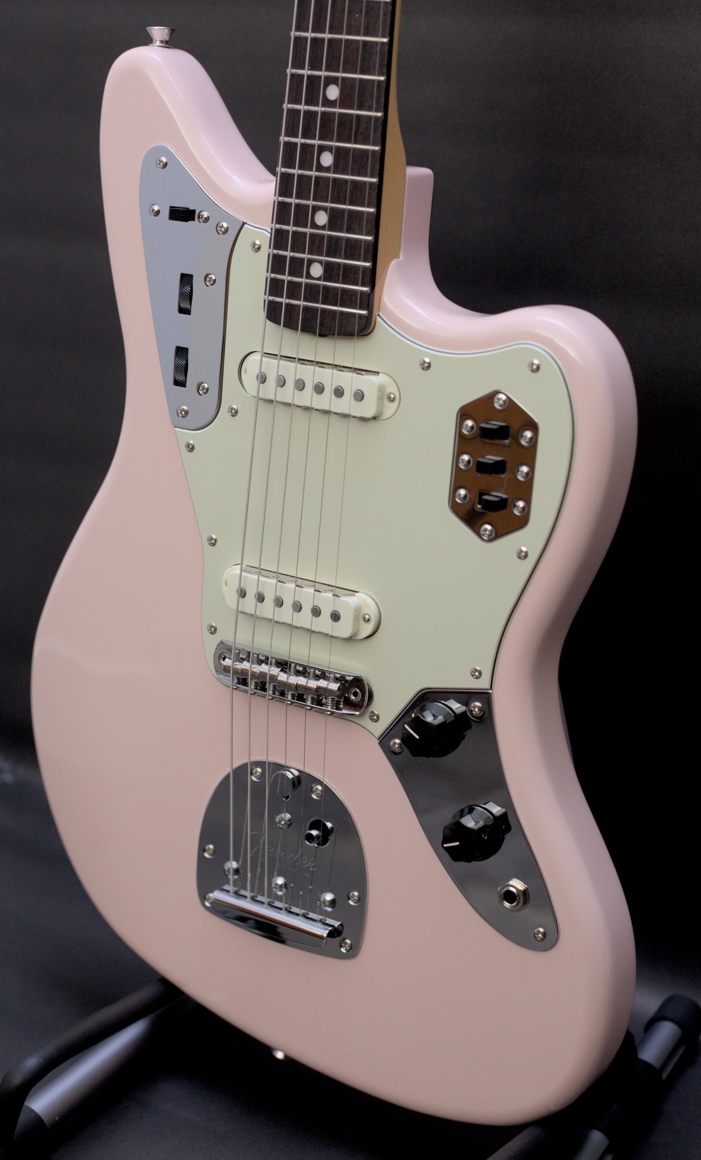 Fender Japan Limited Edition Traditional 60's Jaguar Shell Pink w/ Matching Headstock - 7lbs 4oz