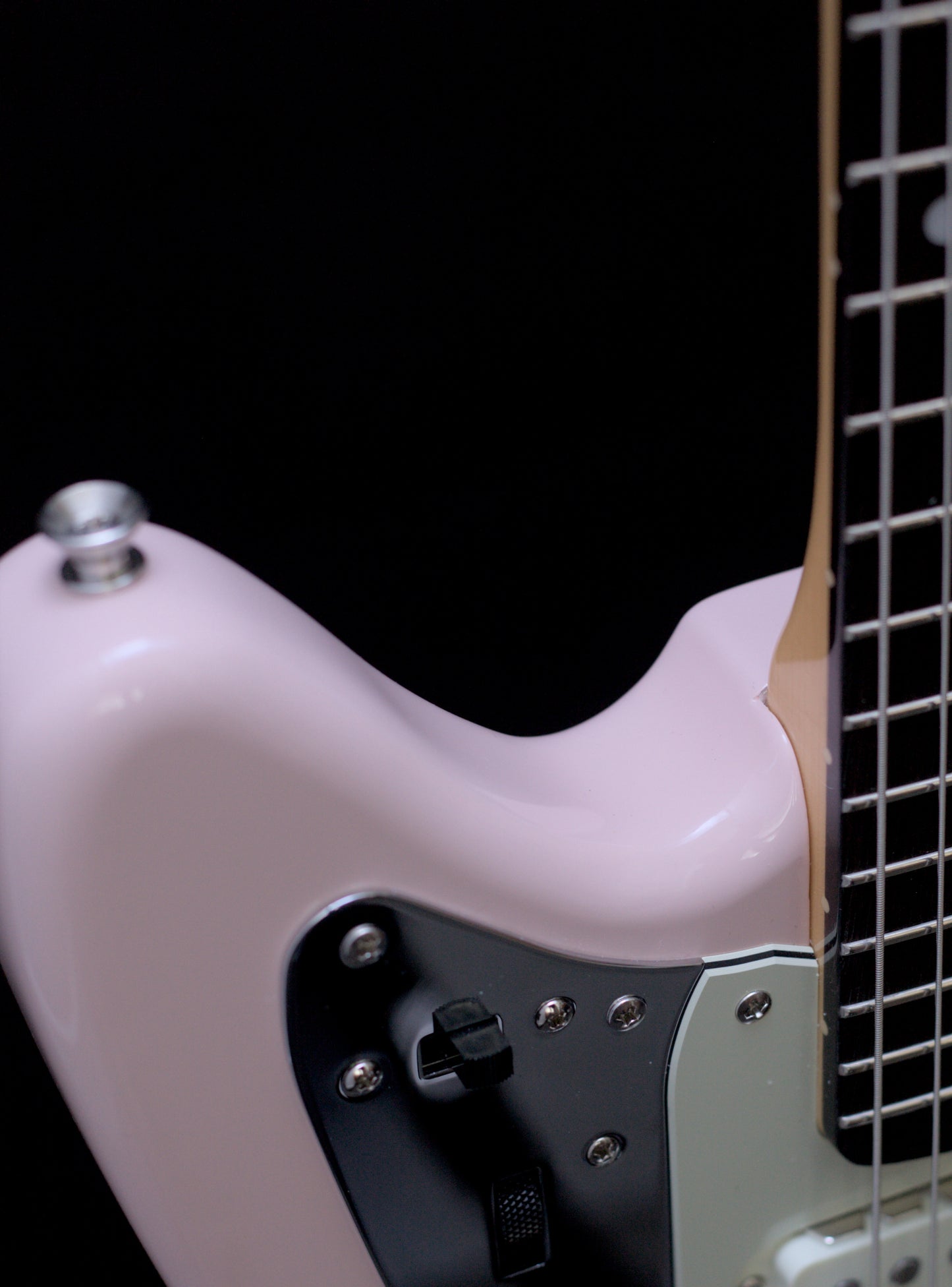 Fender Japan Limited Edition Traditional 60's Jaguar Shell Pink w/ Matching Headstock - 7lbs 4oz