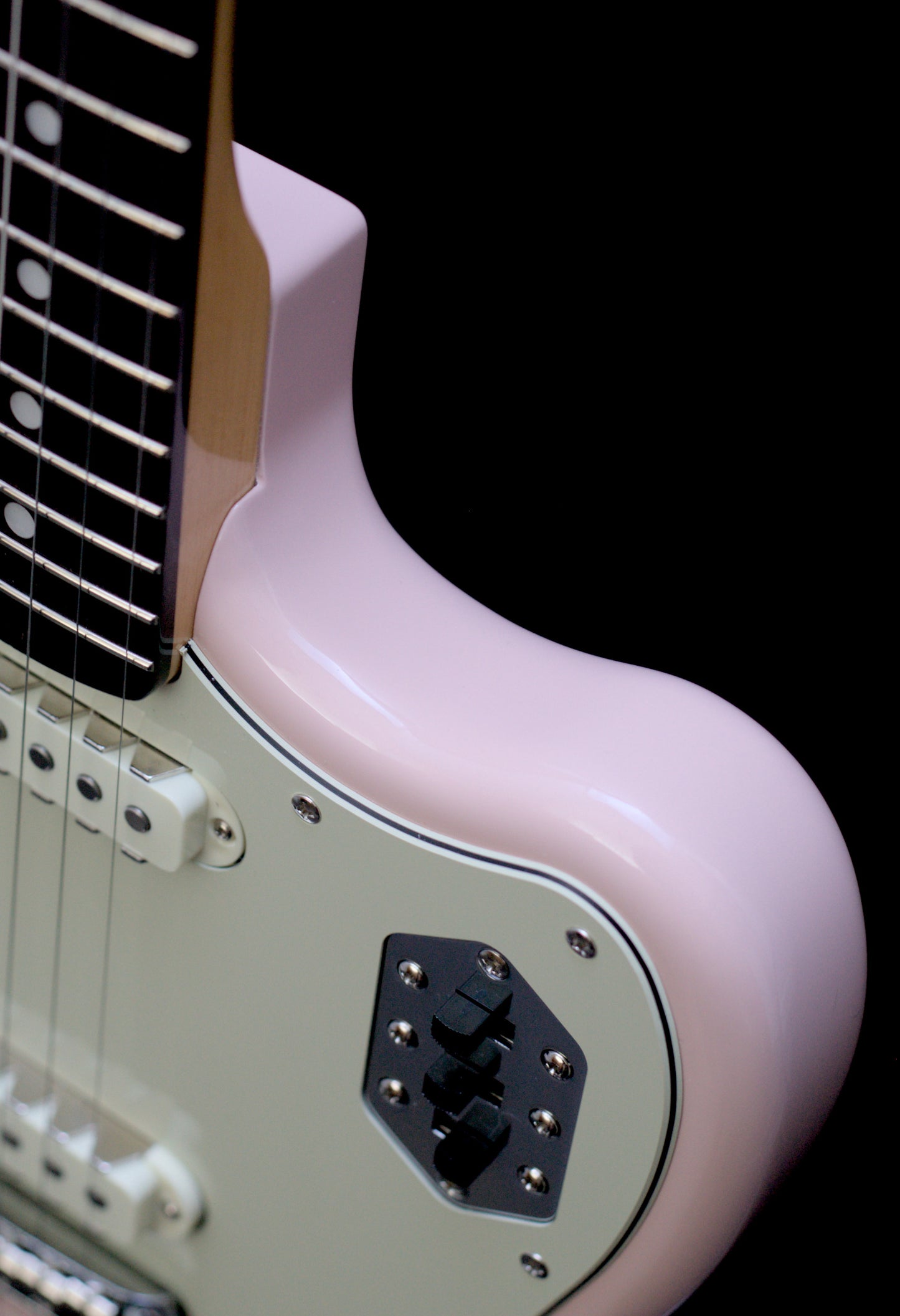 Fender Japan Limited Edition Traditional 60's Jaguar Shell Pink w/ Matching Headstock - 7lbs 4oz