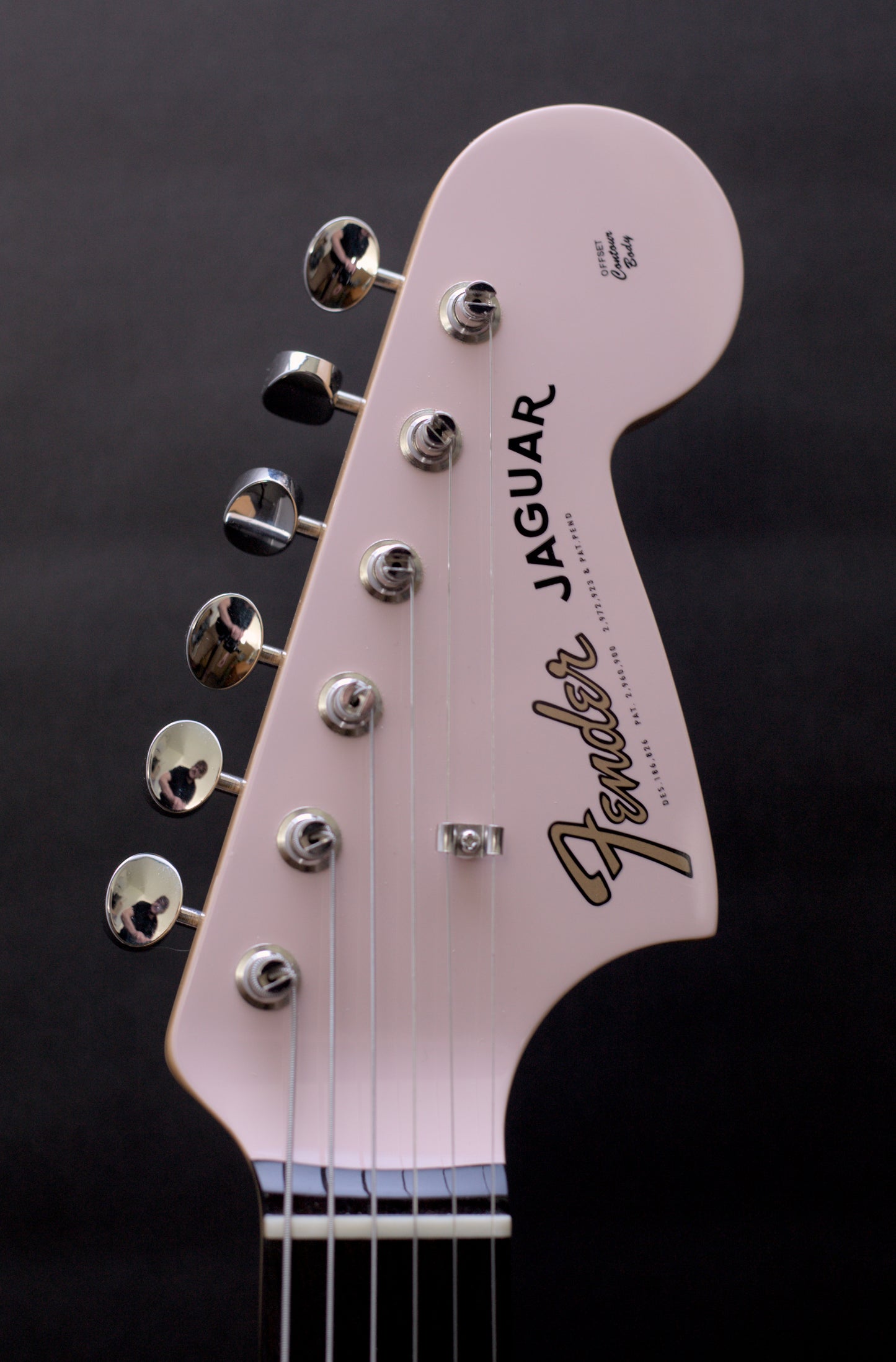 Fender Japan Limited Edition Traditional 60's Jaguar Shell Pink w/ Matching Headstock - 7lbs 4oz