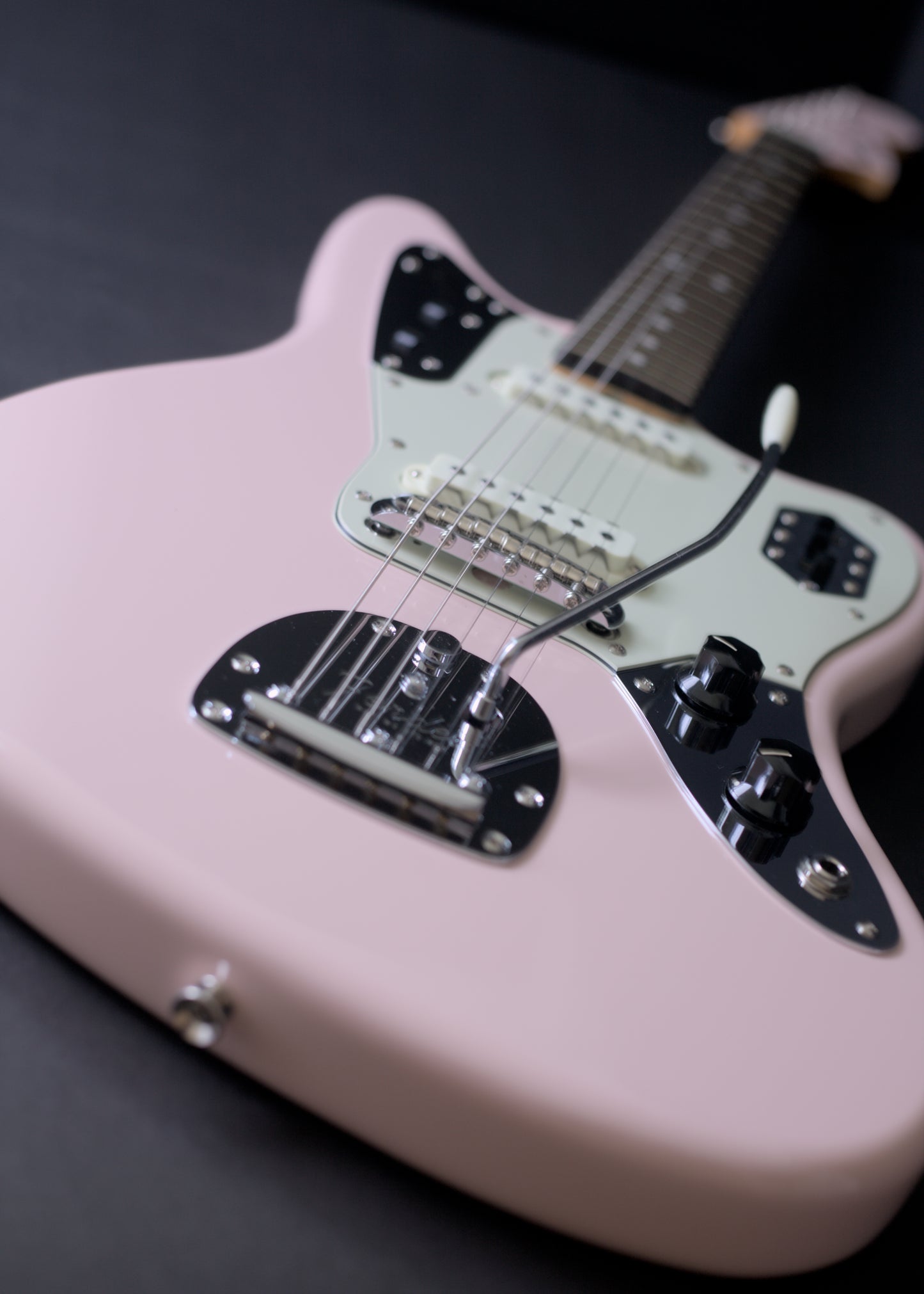 Fender Japan Limited Edition Traditional 60's Jaguar Shell Pink w/ Matching Headstock - 7lbs 4oz