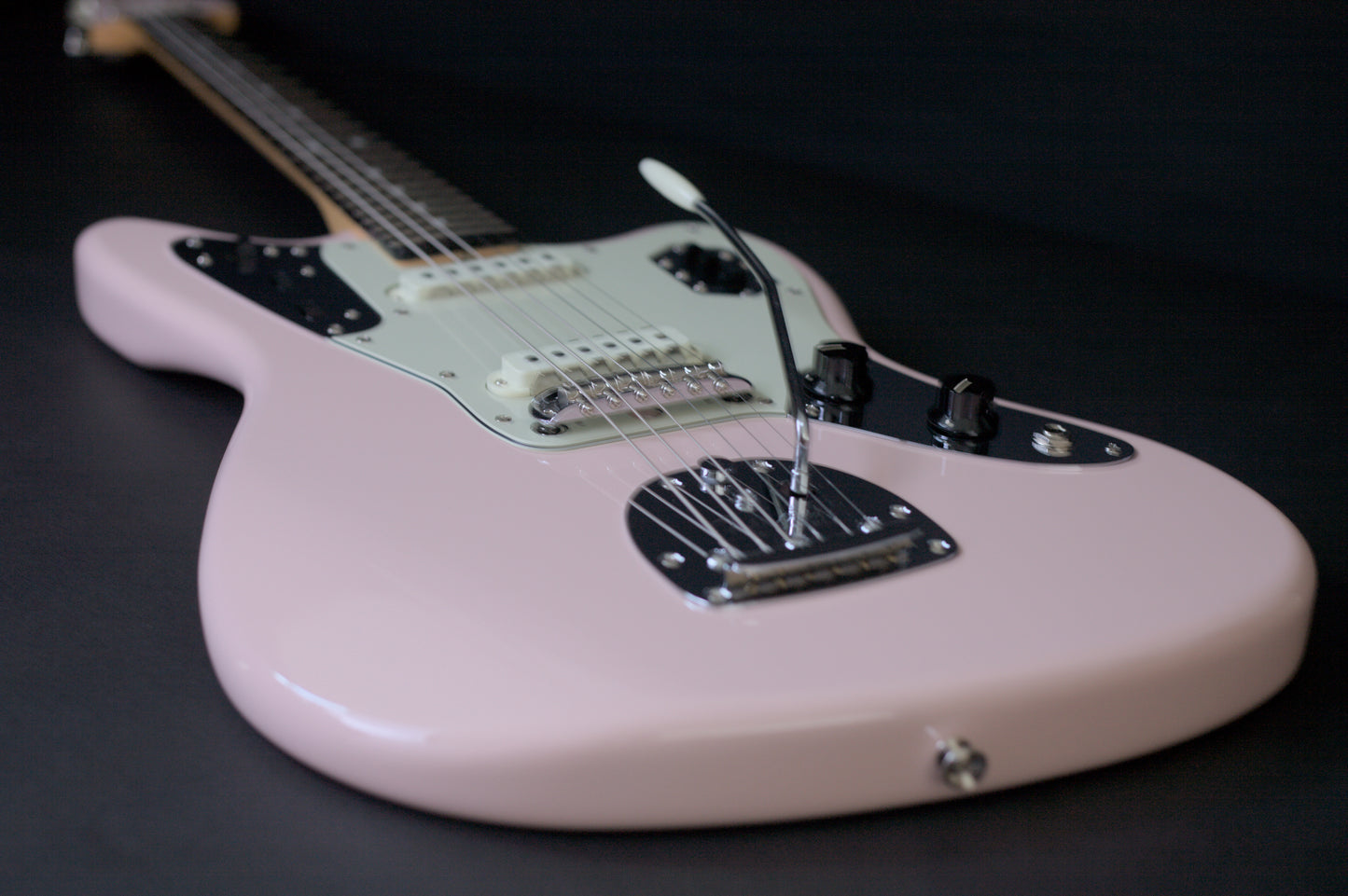 Fender Japan Limited Edition Traditional 60's Jaguar Shell Pink w/ Matching Headstock - 7lbs 4oz