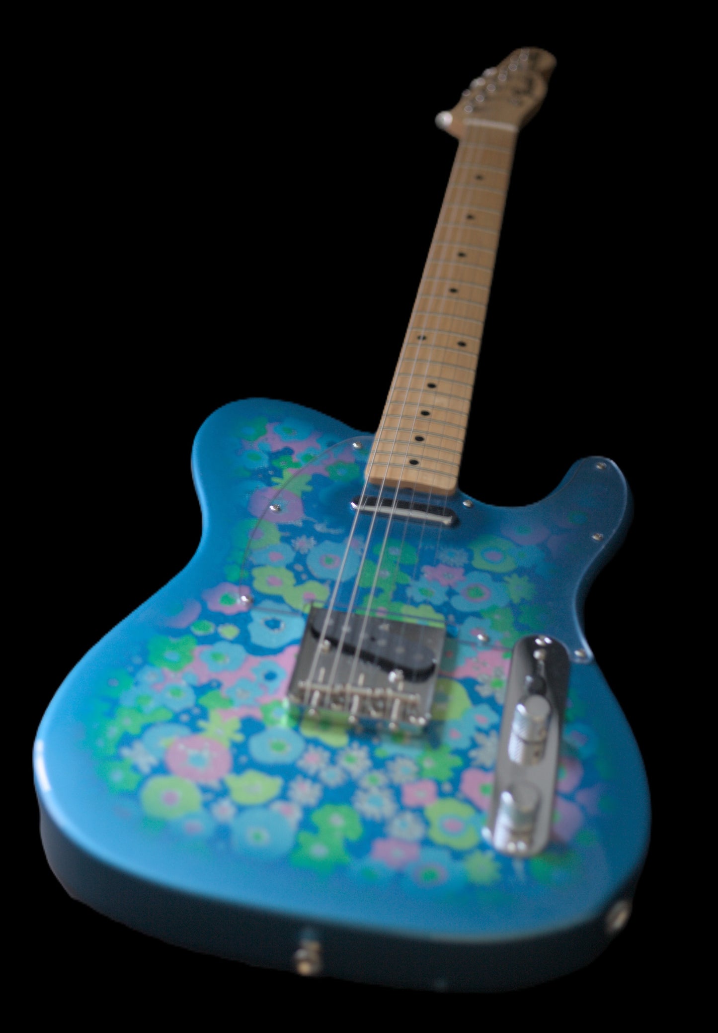 Fender TL-69 Blue Flowers Telecaster 2014, Made In Japan in hard case