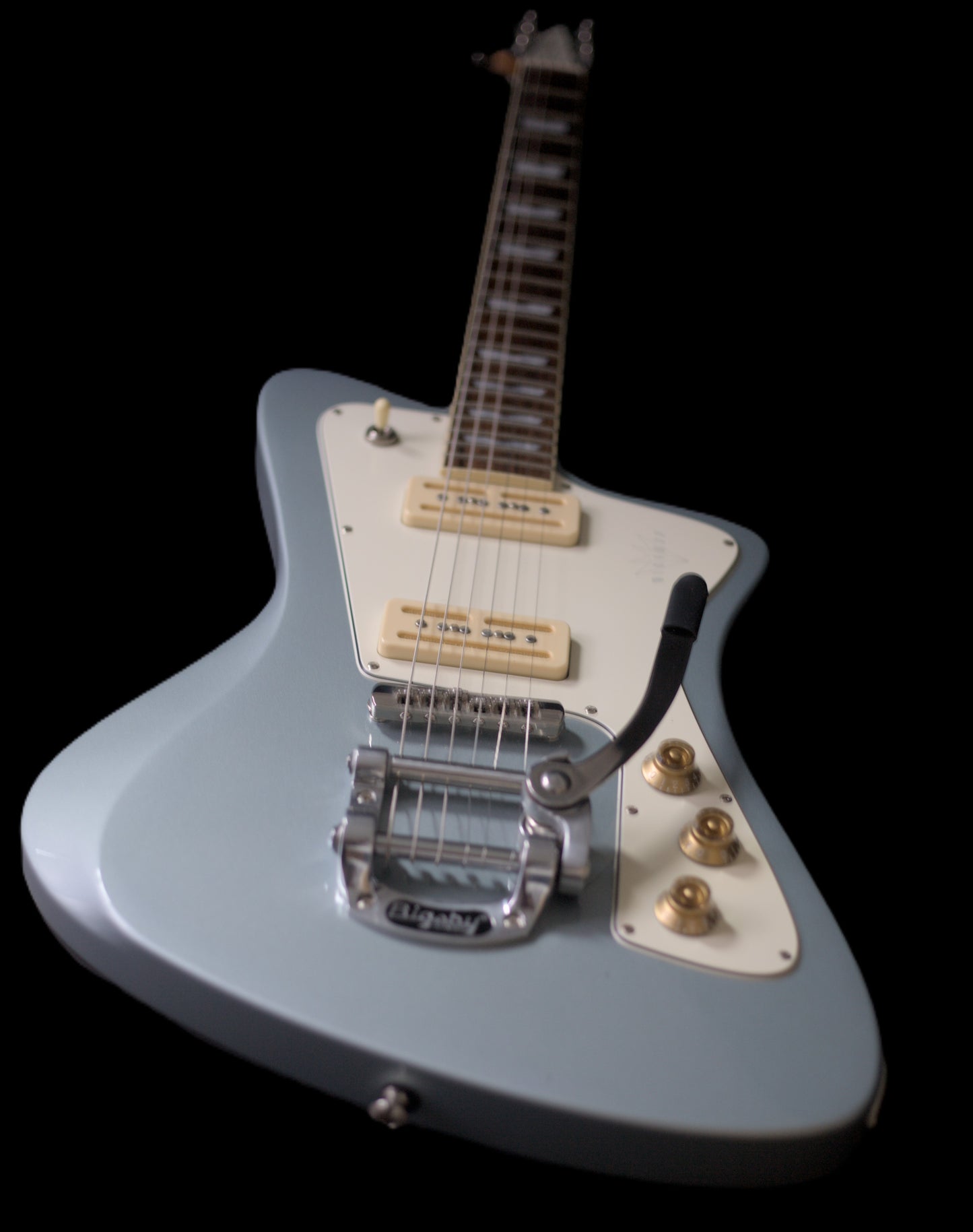 Baum Original Series Wingman w. Bigsby; Ocean Mist - First Batch Serial no. 112