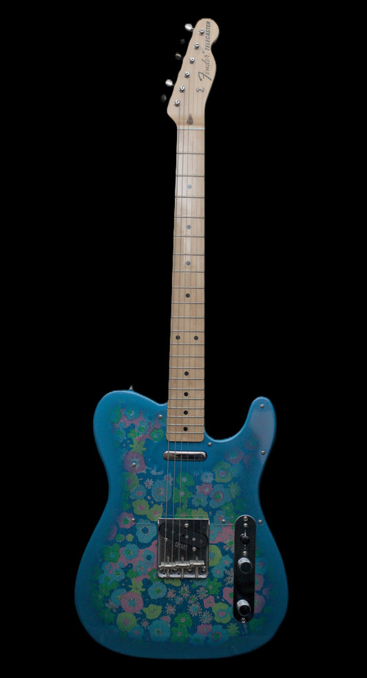 Fender TL-69 Blue Flowers Telecaster 2014, Made In Japan in hard case