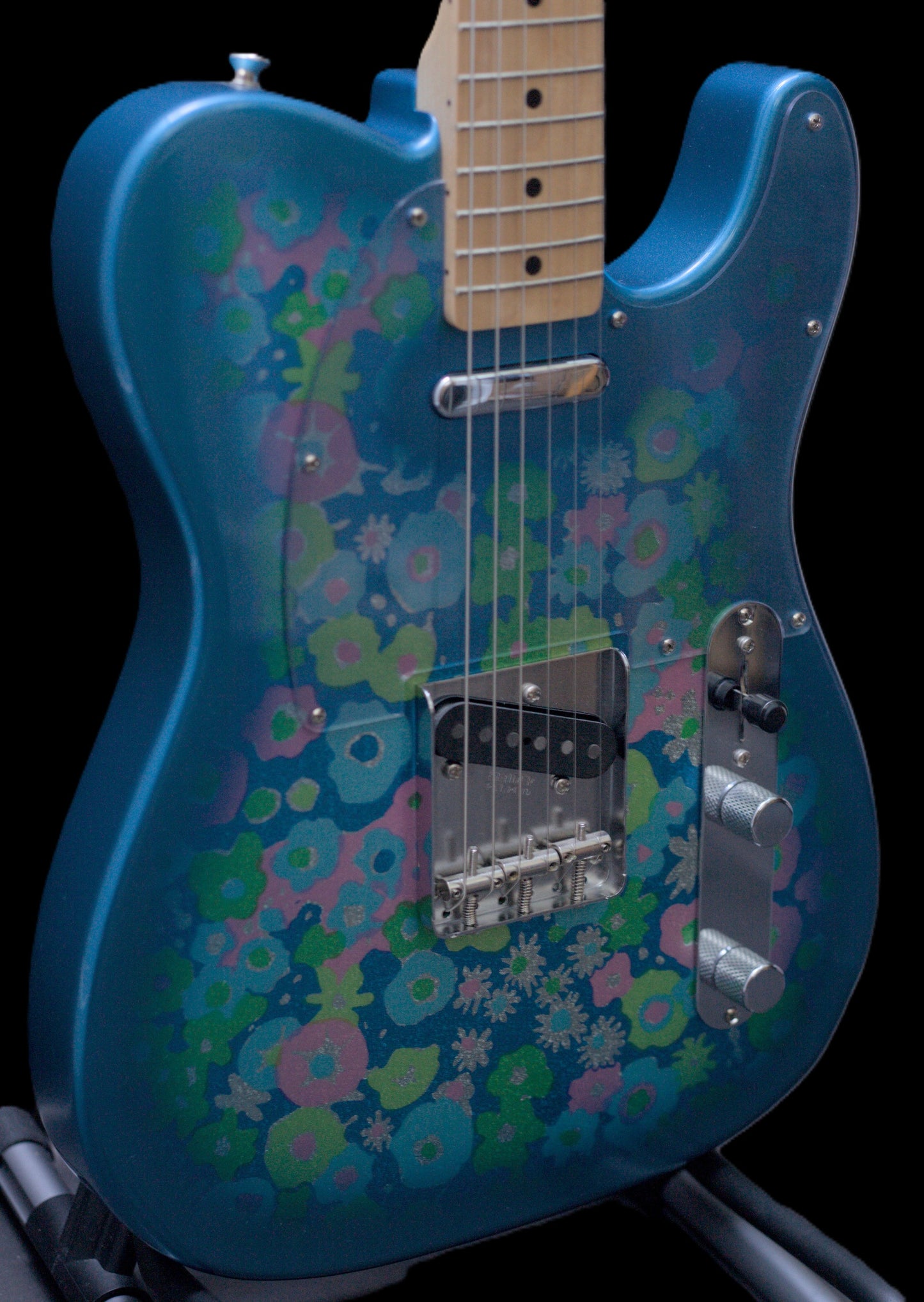 Fender TL-69 Blue Flowers Telecaster 2014, Made In Japan in hard case