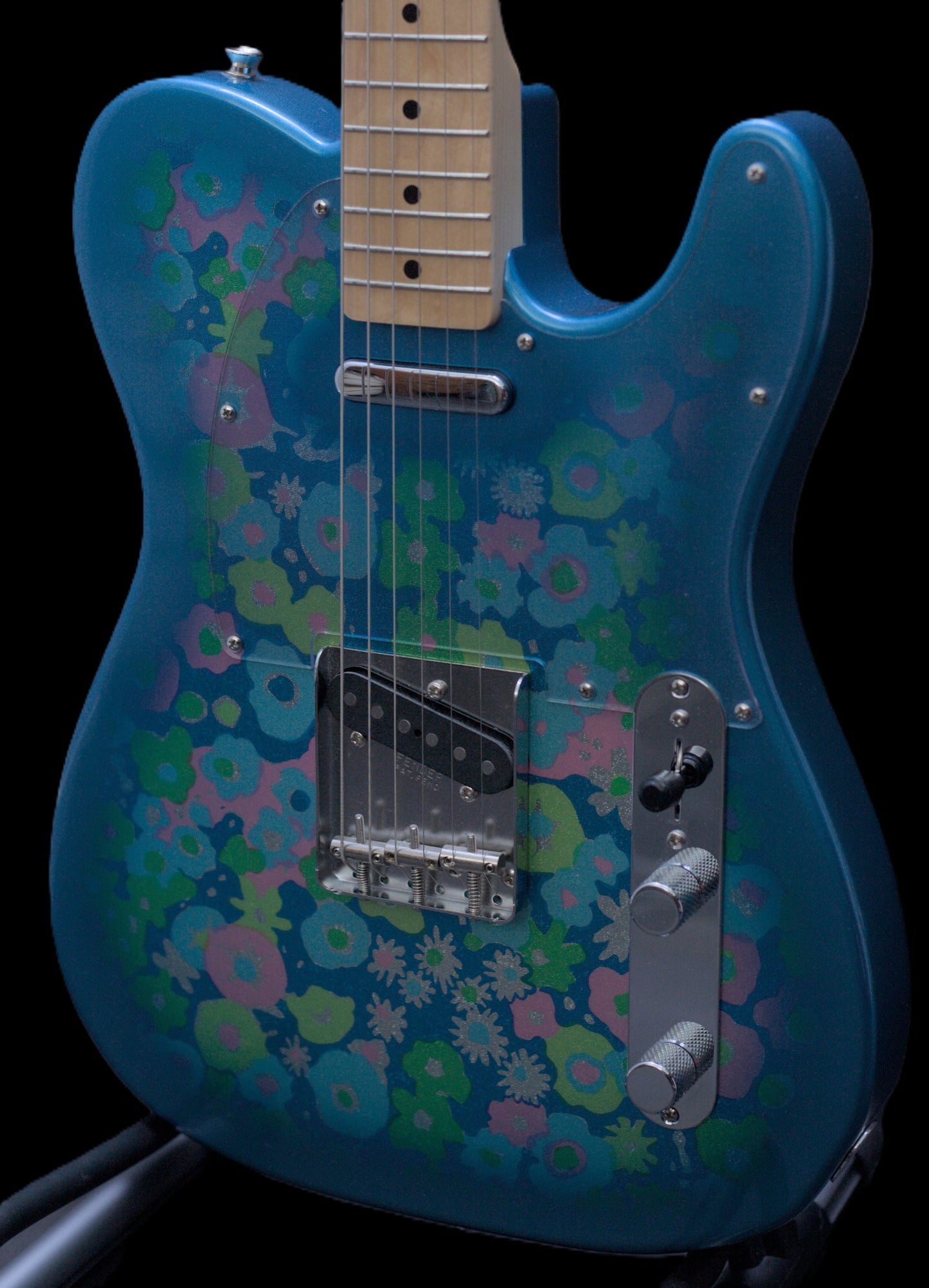 Fender TL-69 Blue Flowers Telecaster 2014, Made In Japan in hard case