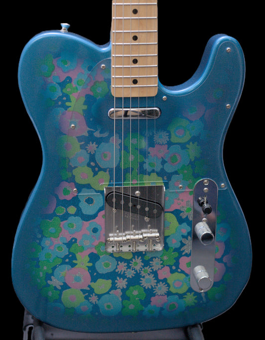 Fender TL-69 Blue Flowers Telecaster 2014, Made In Japan in hard case