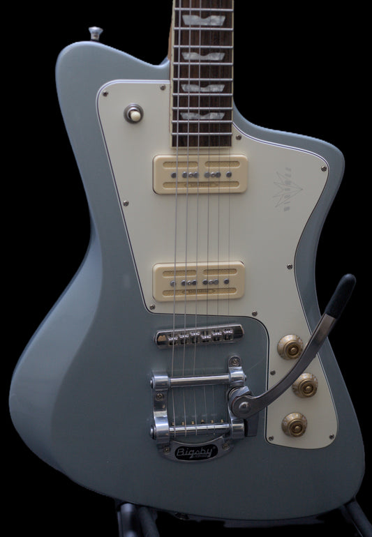 Baum Original Series Wingman w. Bigsby; Ocean Mist - First Batch Serial no. 112