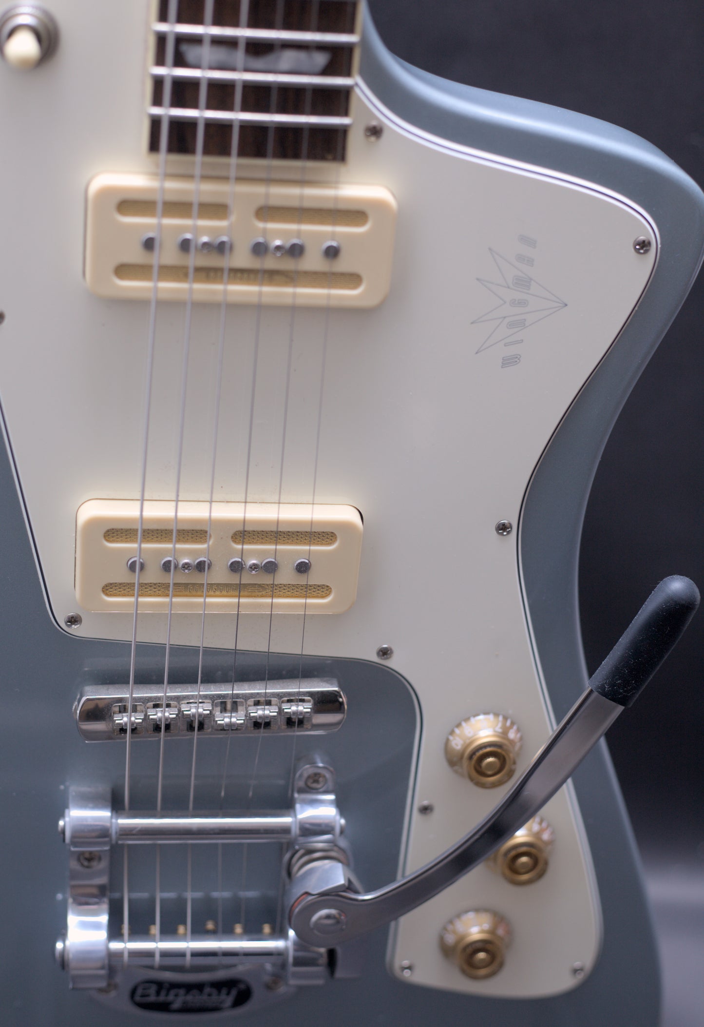 Baum Original Series Wingman w. Bigsby; Ocean Mist - First Batch Serial no. 112