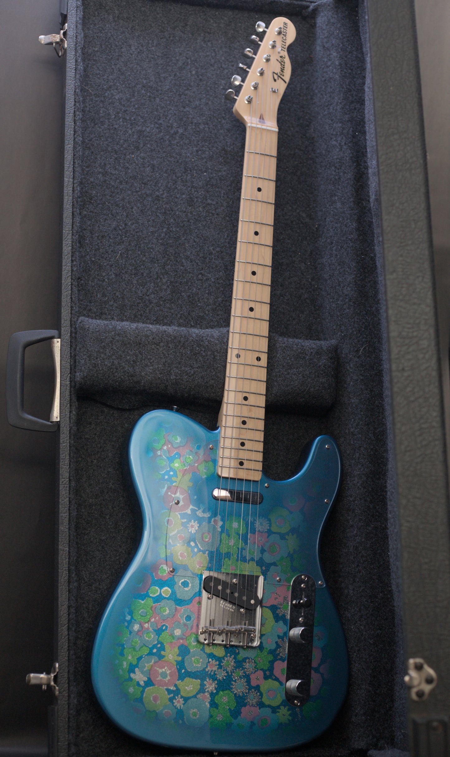 Fender TL-69 Blue Flowers Telecaster 2014, Made In Japan in hard case
