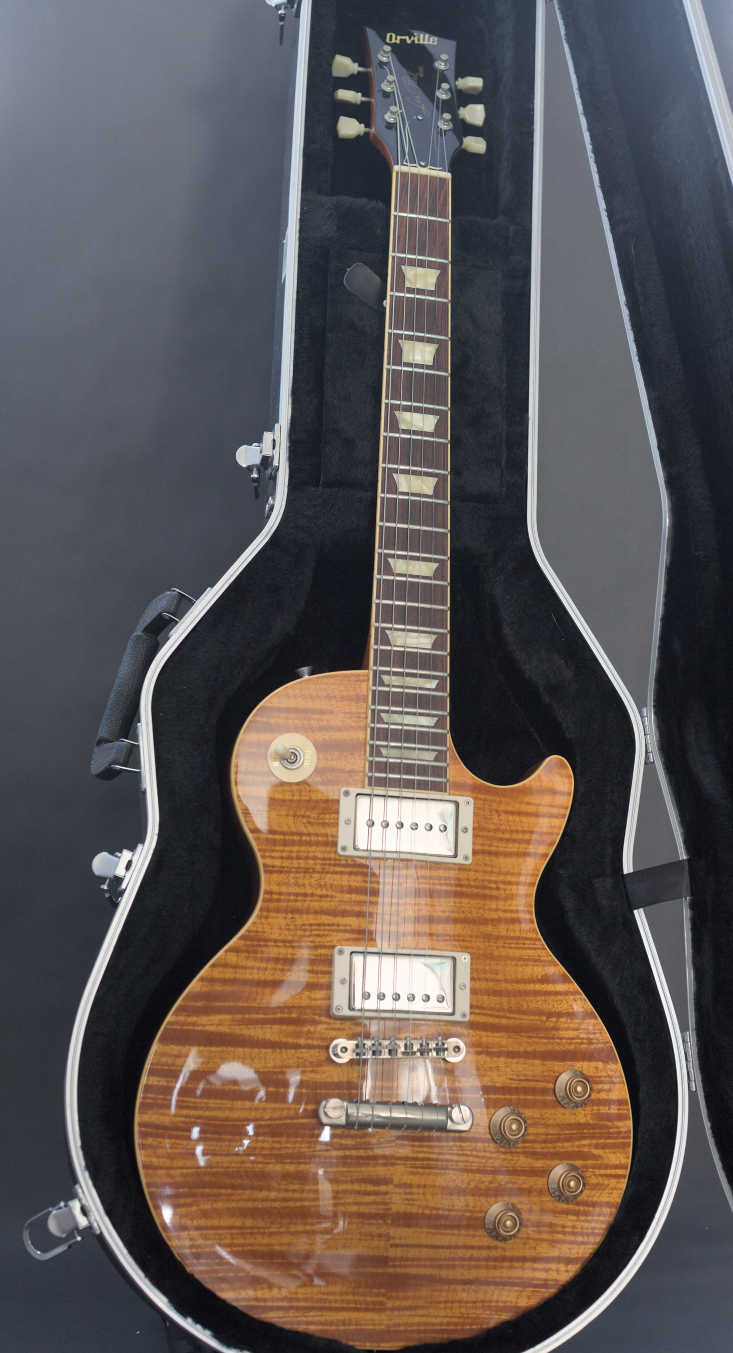 Orville By Gibson Les Paul Standard LPS-80F Photo Flame, 1996, Made In Japan