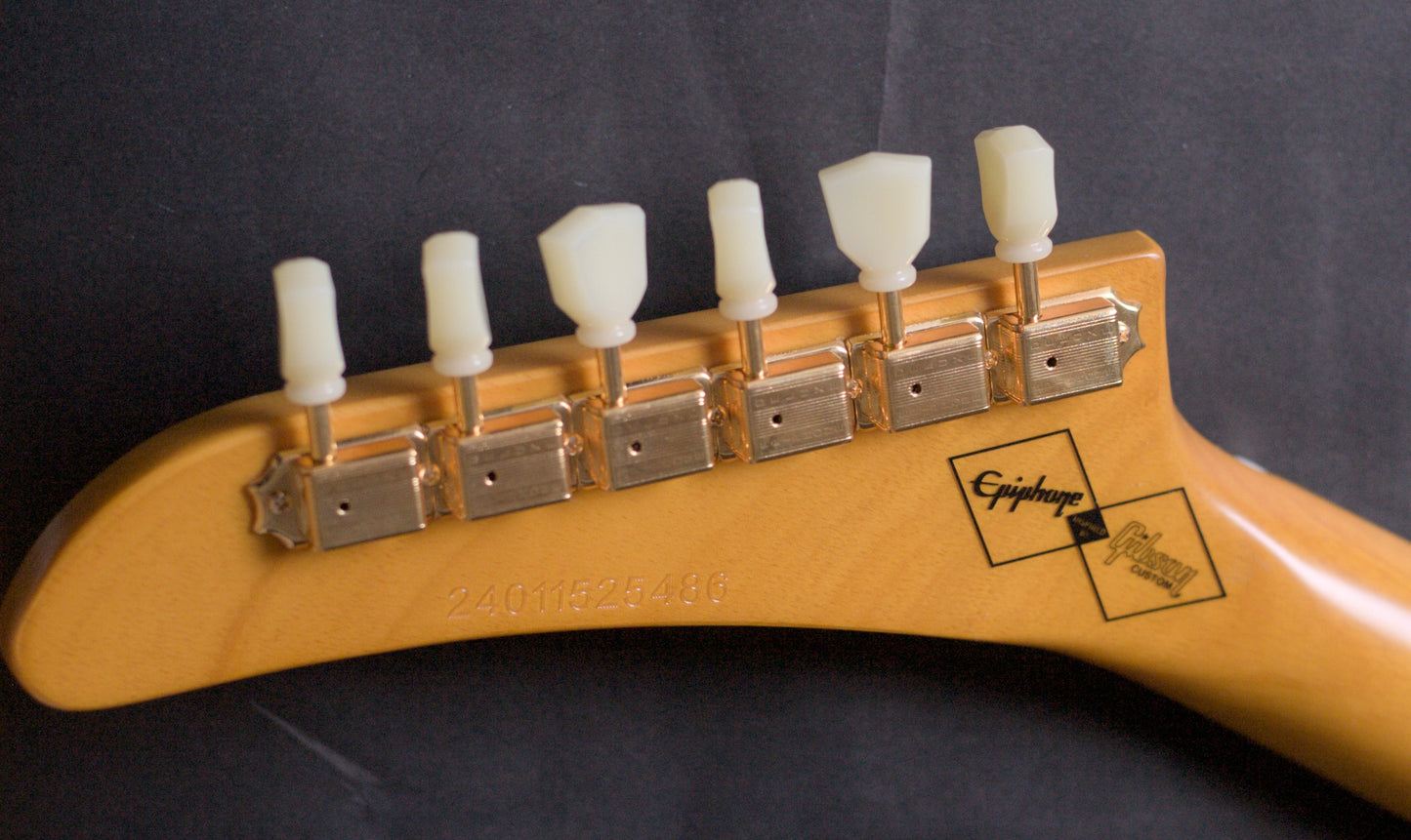 Epiphone "Inspired By Gibson" Custom 1958 Korina Explorer - Aged Natural - 2024 - MINT