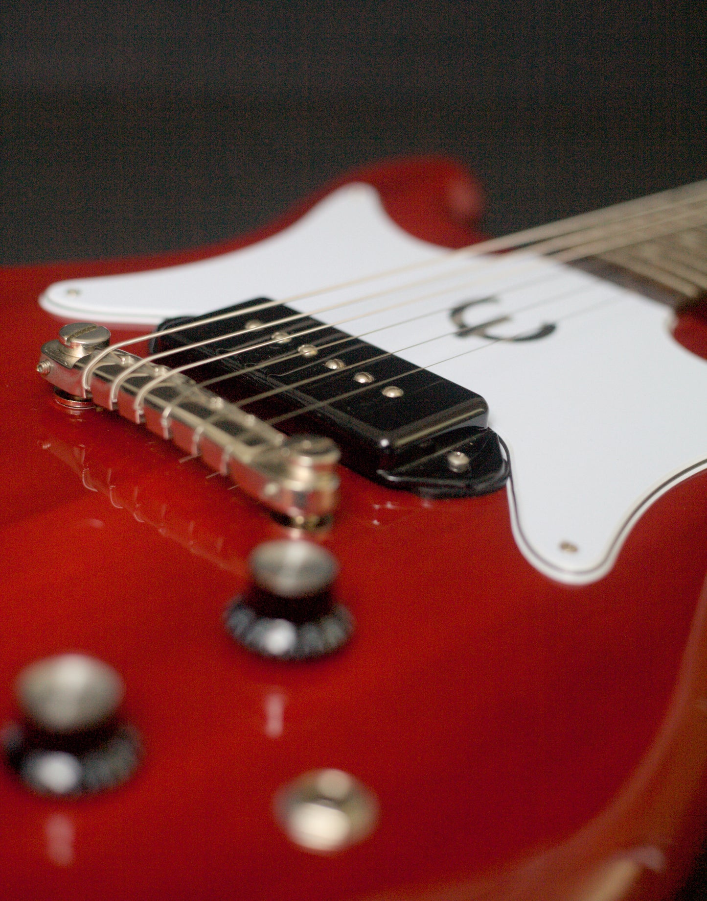 Epiphone Coronet 2020 - Cherry w/ Lollar P90 (6.25lbs)