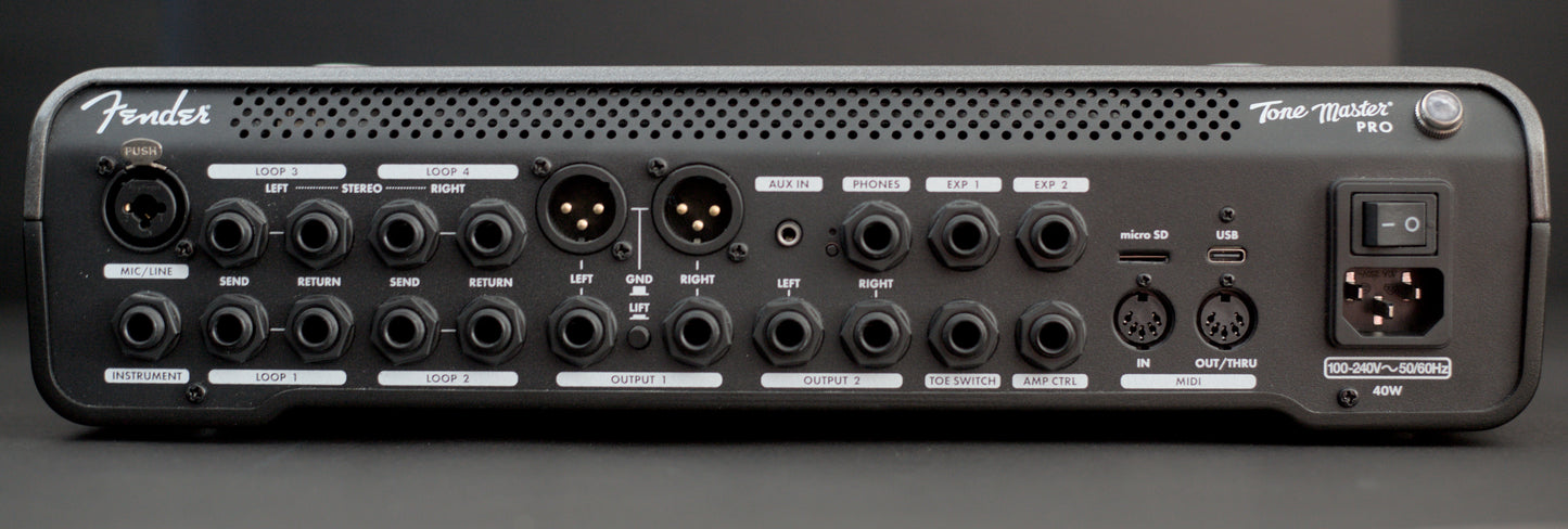 Fender Tone Master Pro, Multi-Effects Guitar Workstation - Black
