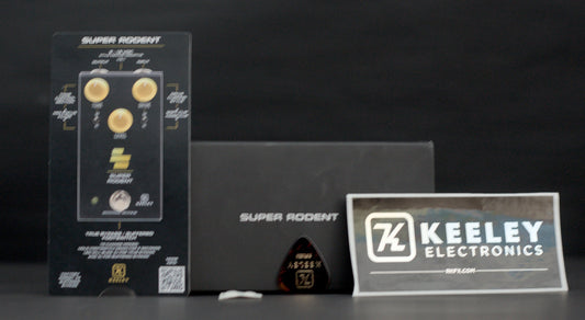 Keeley Super Rodent 4-in-1 RAT And SD-1 Style Overdrive And Distortion Pedal