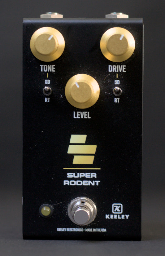 Keeley Super Rodent 4-in-1 RAT And SD-1 Style Overdrive And Distortion Pedal