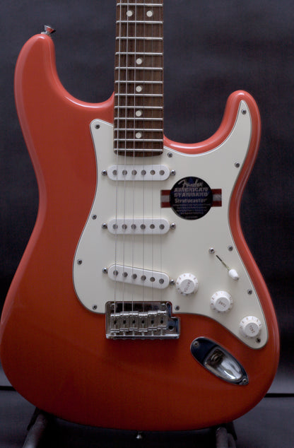 Fender FSR American Standard Stratocaster w/ Matching Headstock 2009, Fiesta Red - MINT