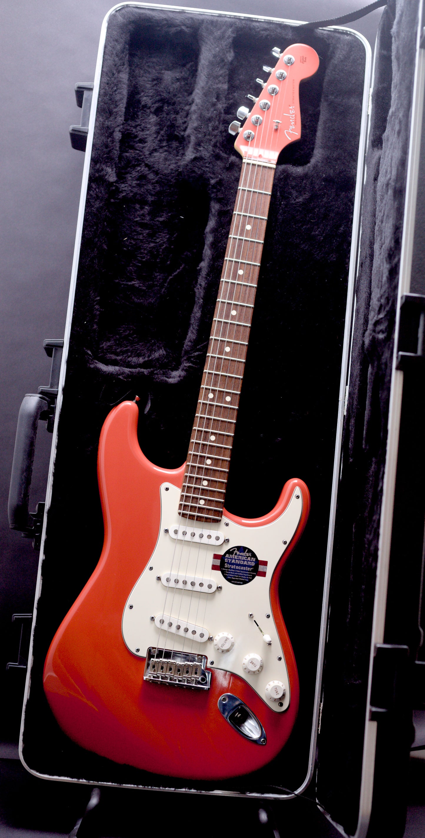 Fender FSR American Standard Stratocaster w/ Matching Headstock 2009, Fiesta Red - MINT