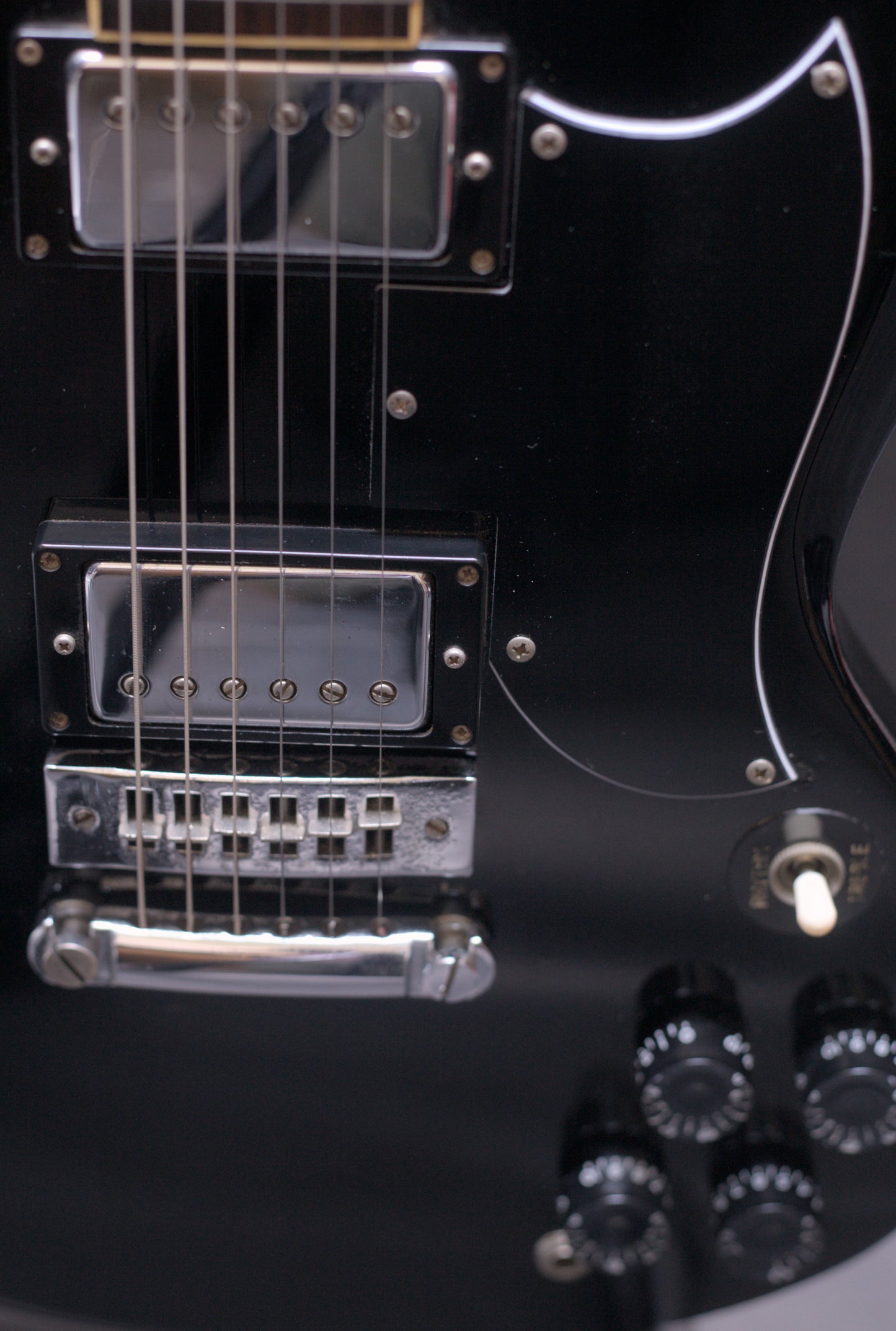 Tokai TSG-50 1984 SG MIJ Japan Black '57 PAF Pickups w/ case