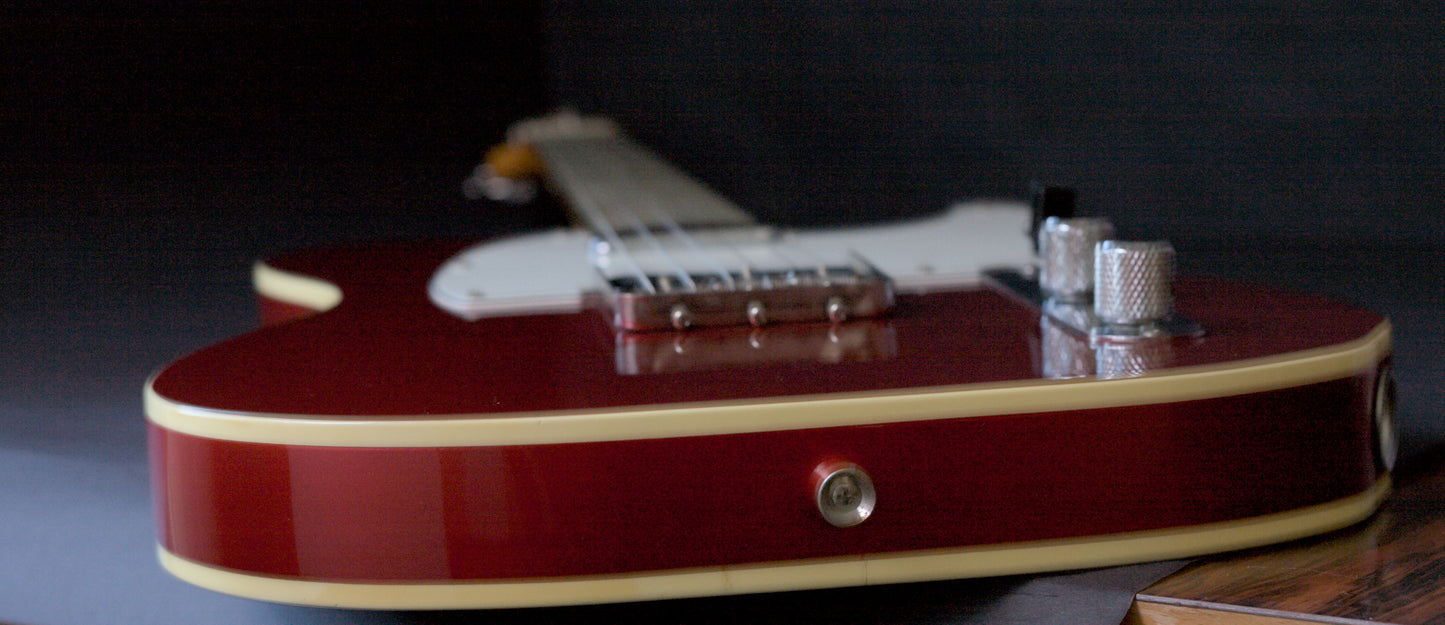 1989 Fender Telecaster Custom TLC-62B (bound) 1962 Reissue, MIJ, Candy Apple Red