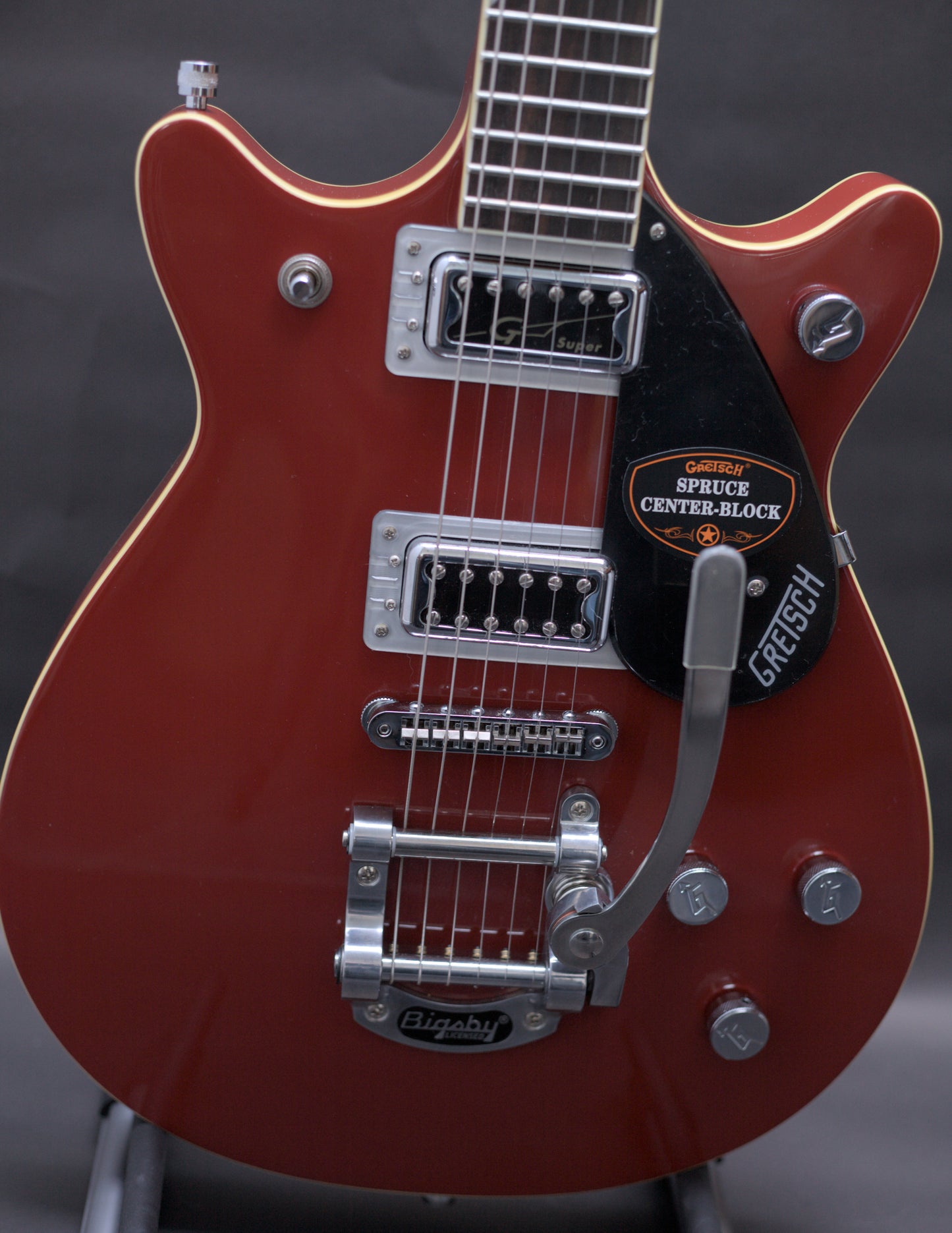 Gretsch G5655T-CB Electromatic Center-Block Double Jet with Bigsby - Rosa Red