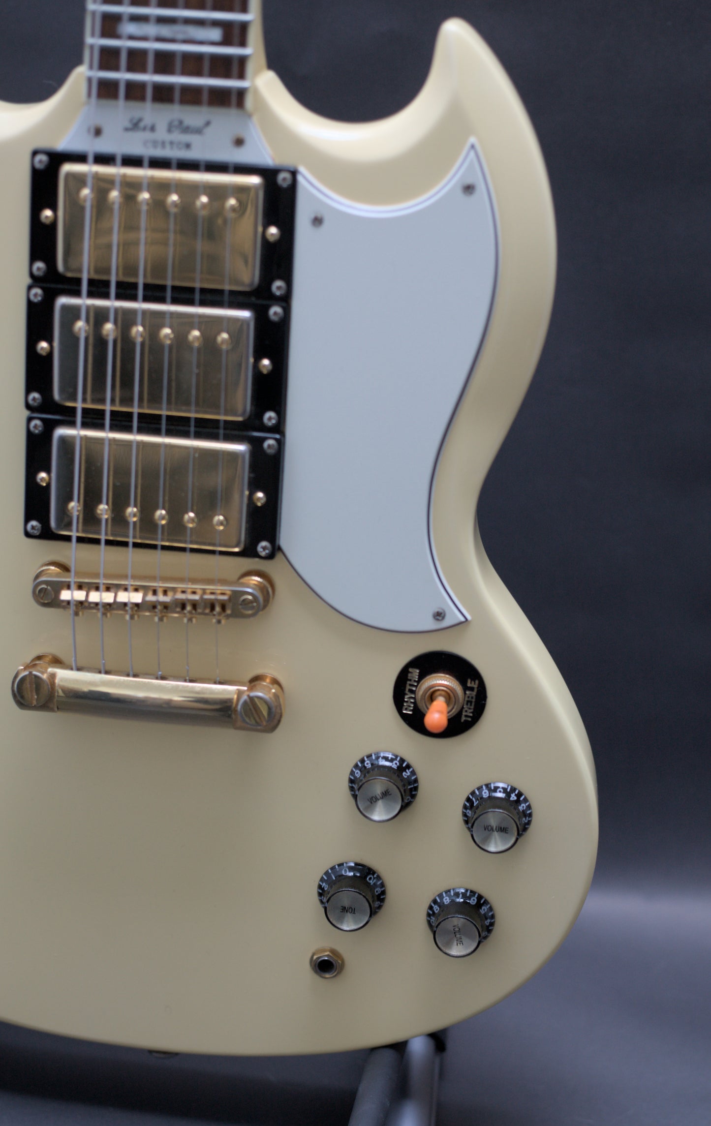 Epiphone G-400 Les Paul (SG) Custom Antique Ivory, 2003, Made in Korea