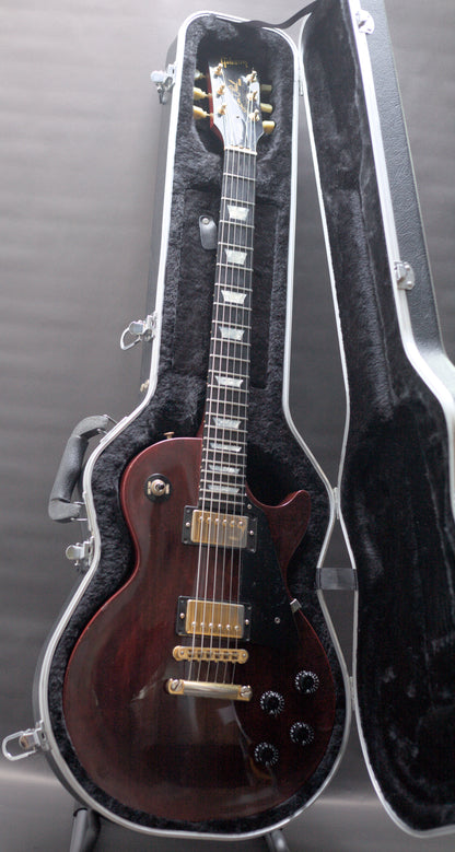 1993 Gibson Les Paul Studio with ebony board, Wine Red gold hardware