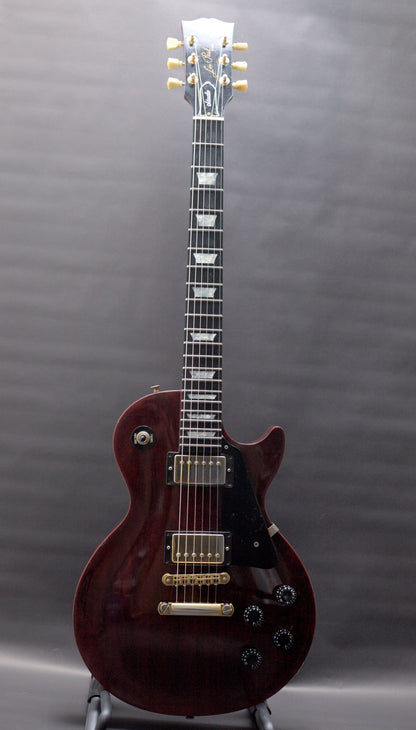 1993 Gibson Les Paul Studio with ebony board, Wine Red gold hardware