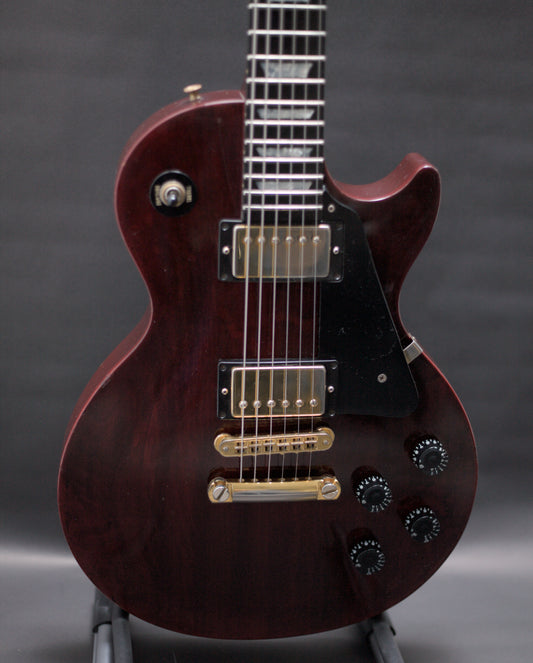 1993 Gibson Les Paul Studio with ebony board, Wine Red gold hardware