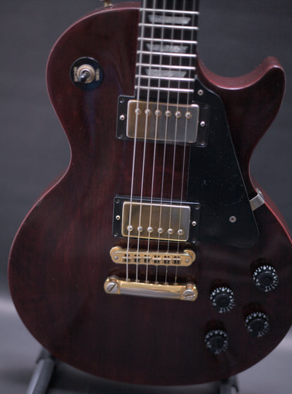 1993 Gibson Les Paul Studio with ebony board, Wine Red gold hardware