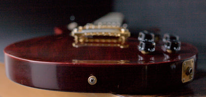 1993 Gibson Les Paul Studio with ebony board, Wine Red gold hardware