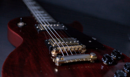 1993 Gibson Les Paul Studio with ebony board, Wine Red gold hardware