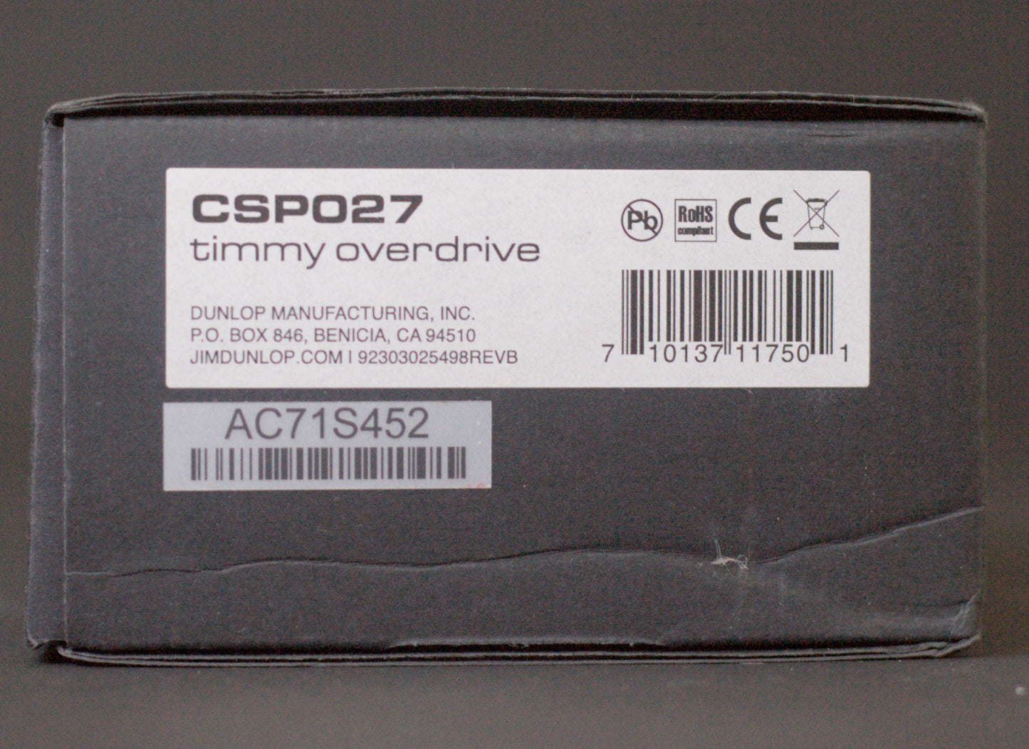 MXR Custom Shop CSP027 Timmy Overdrive