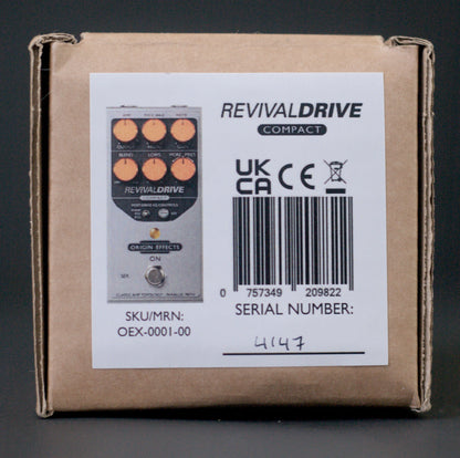 Origin Effects RevivalDRIVE Compact - Silver (Serial 4147, Made in UK)