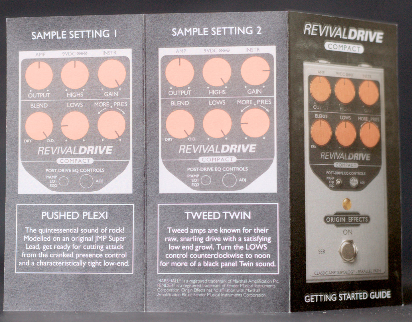 Origin Effects RevivalDRIVE Compact - Silver (Serial 4147, Made in UK)